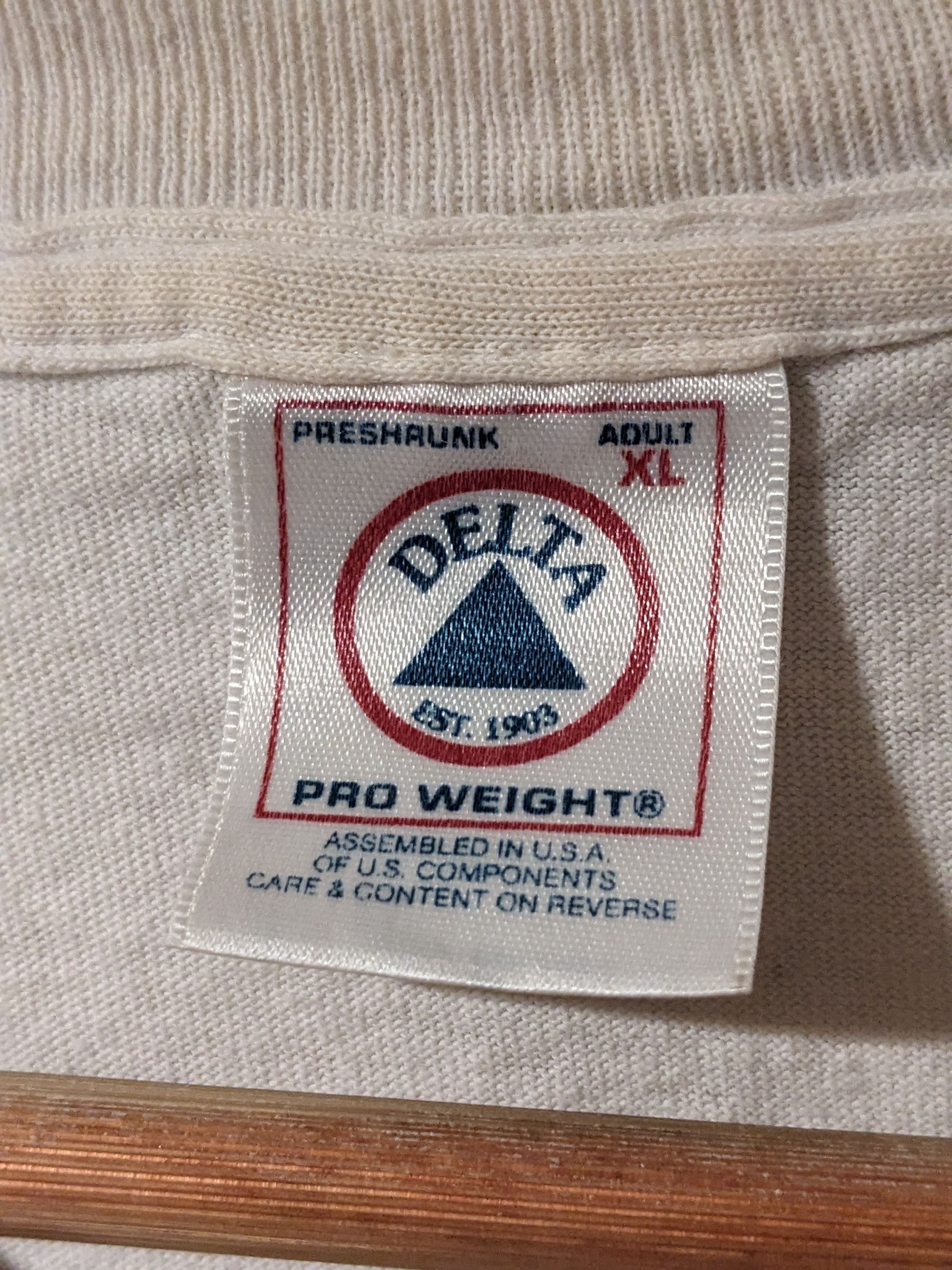 Vintage Vintage Y2K Whoop Ass Hold My Hammer Beige X-Large T-Shirt Size US XL / EU 56 / 4 - 7 Thumbnail