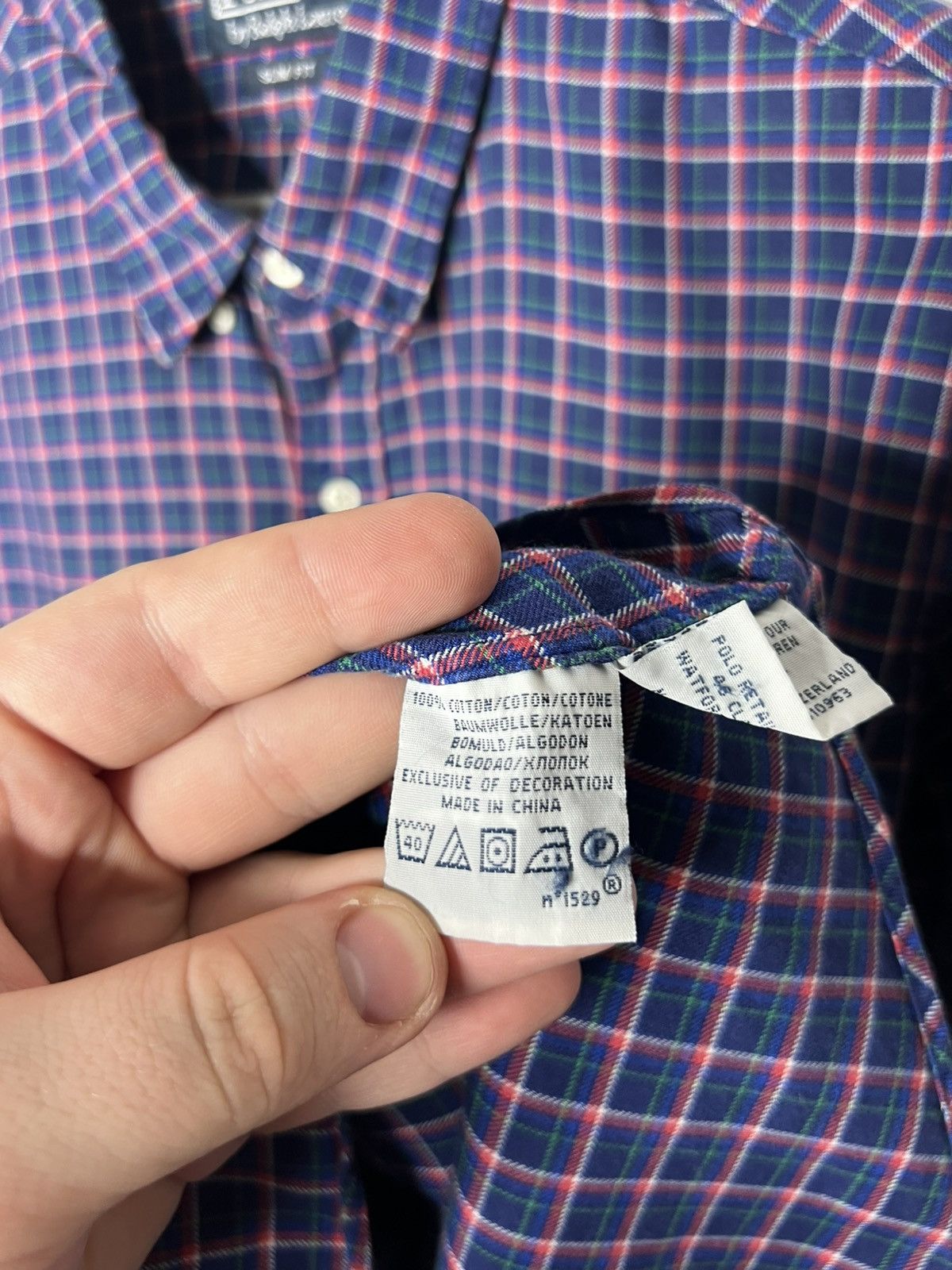 Polo Ralph Lauren Vintage Polo Ralph Lauren Plaid Shirt Long Sleeve Size US XL / EU 56 / 4 - 11 Thumbnail