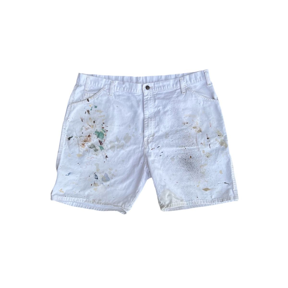 Dickies Vintage White Dickies Painter Shorts Size US 42 / EU 58 - 1 Thumbnail