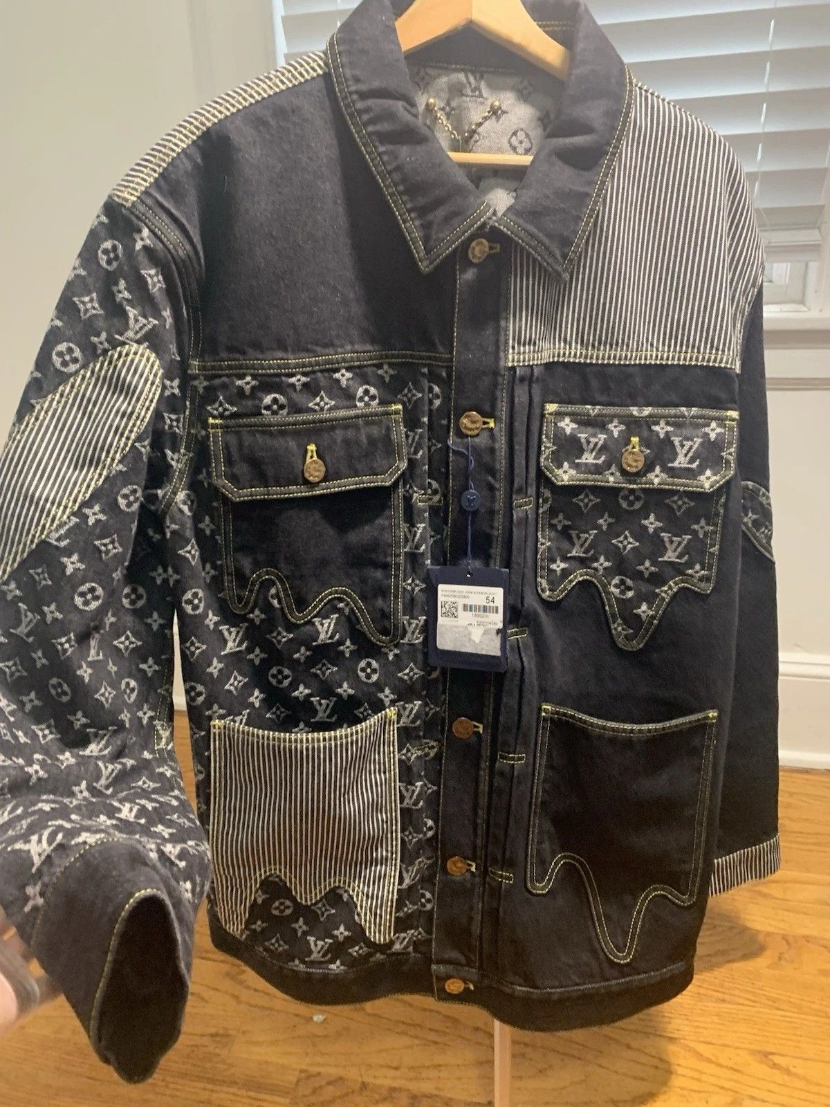 Louis Vuitton LOUIS VUITTON NIGO Monogram Crazy Denim Jacket blouson Size US L / EU 52-54 / 3 - 1 Thumbnail