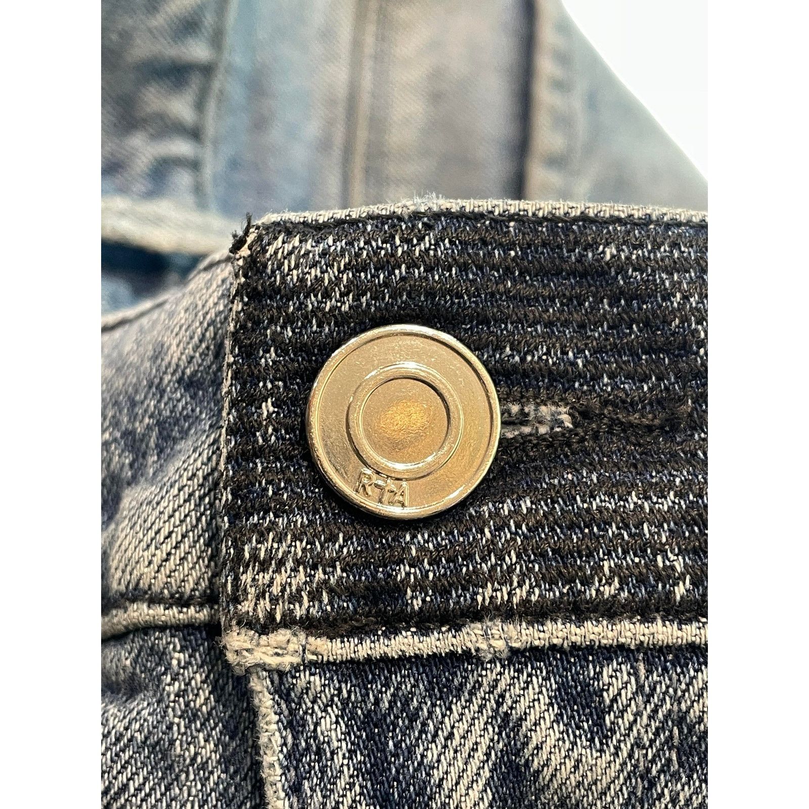 Rta RTA Plain Light Wash Jeans Size US 36 / EU 52 - 6 Thumbnail