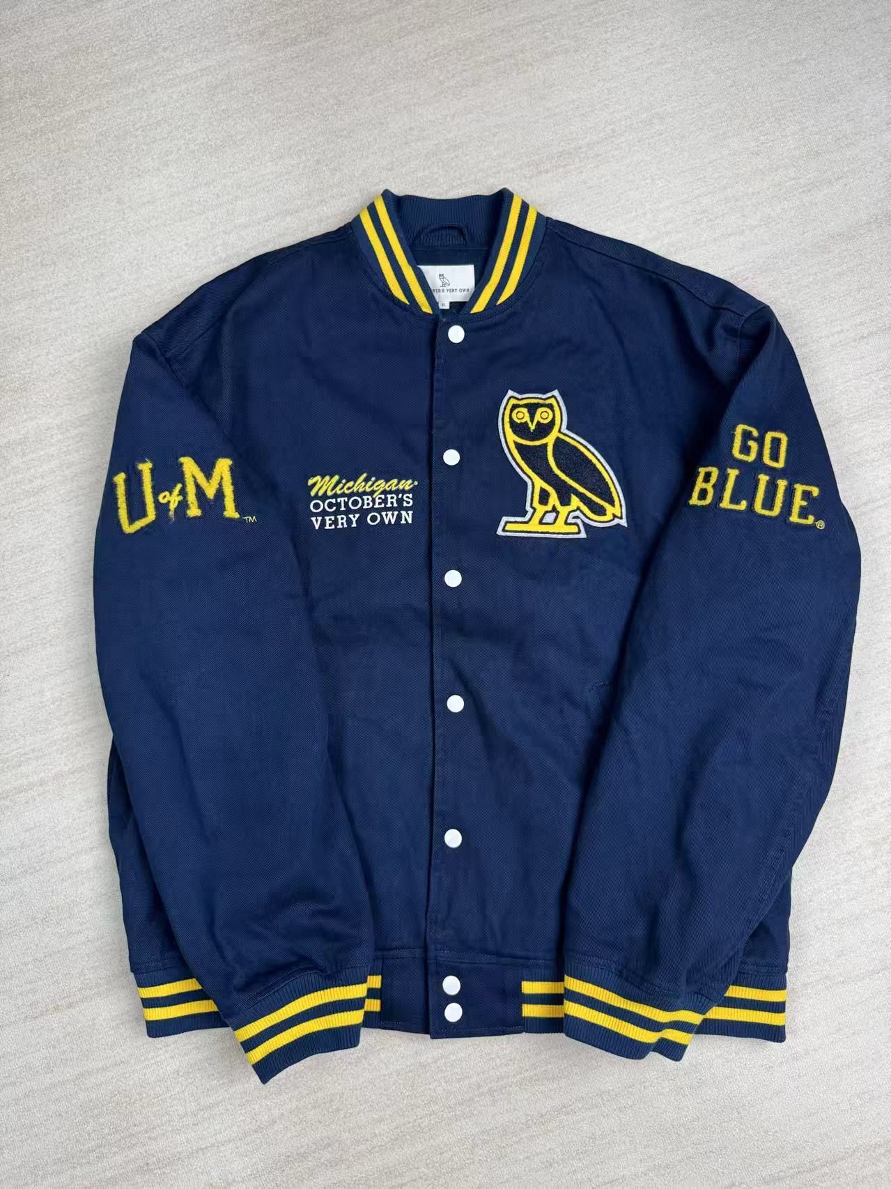 October's Very Own MICHIGAN WOLVERINES VARSITY JACKET Size US M / EU 48-50 / 2 - 3 Thumbnail