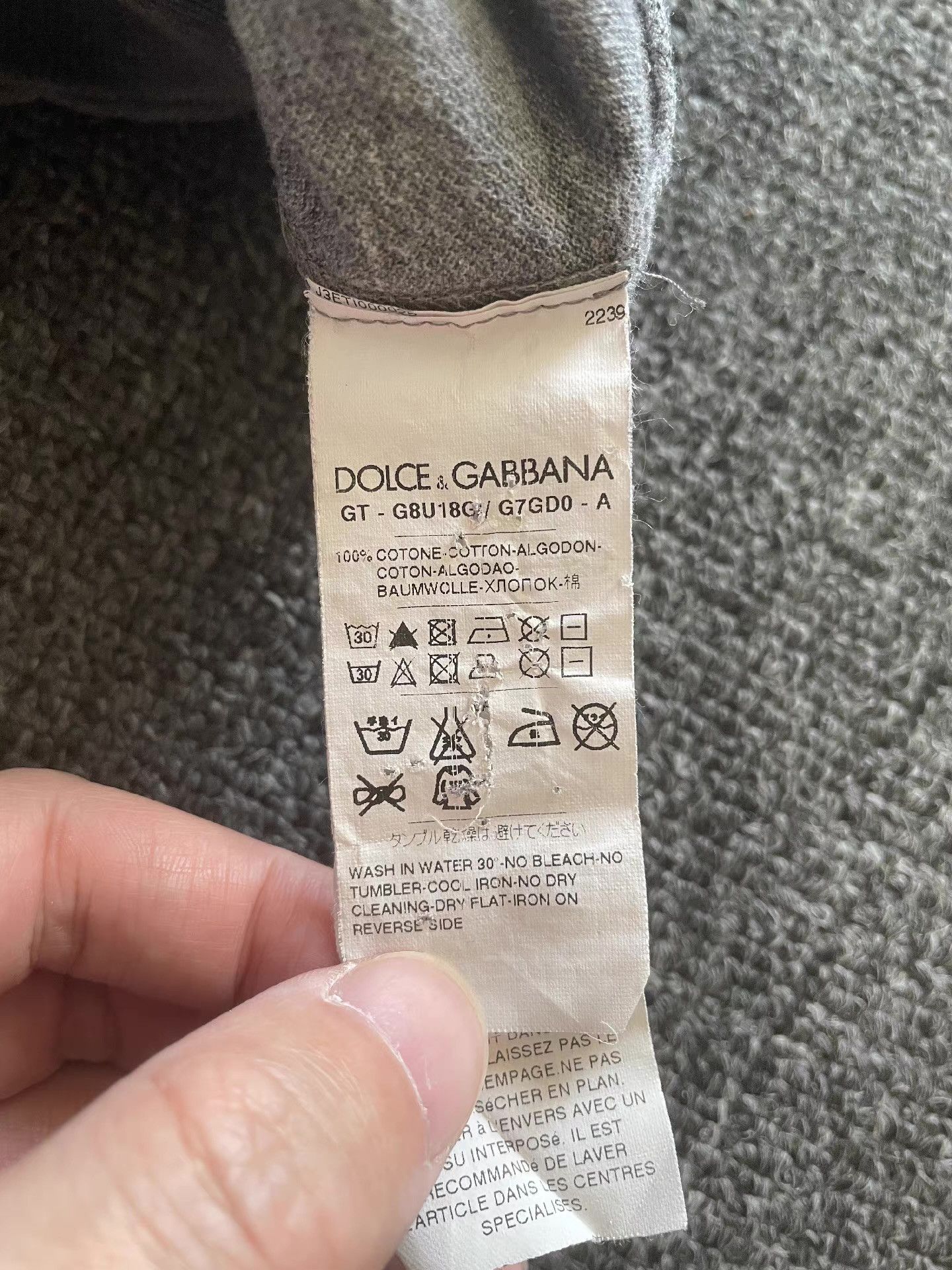 Dolce & Gabbana Dolce&Gabbana men's polo shirt, Q4 Size US S / EU 44-46 / 1 - 7 Thumbnail