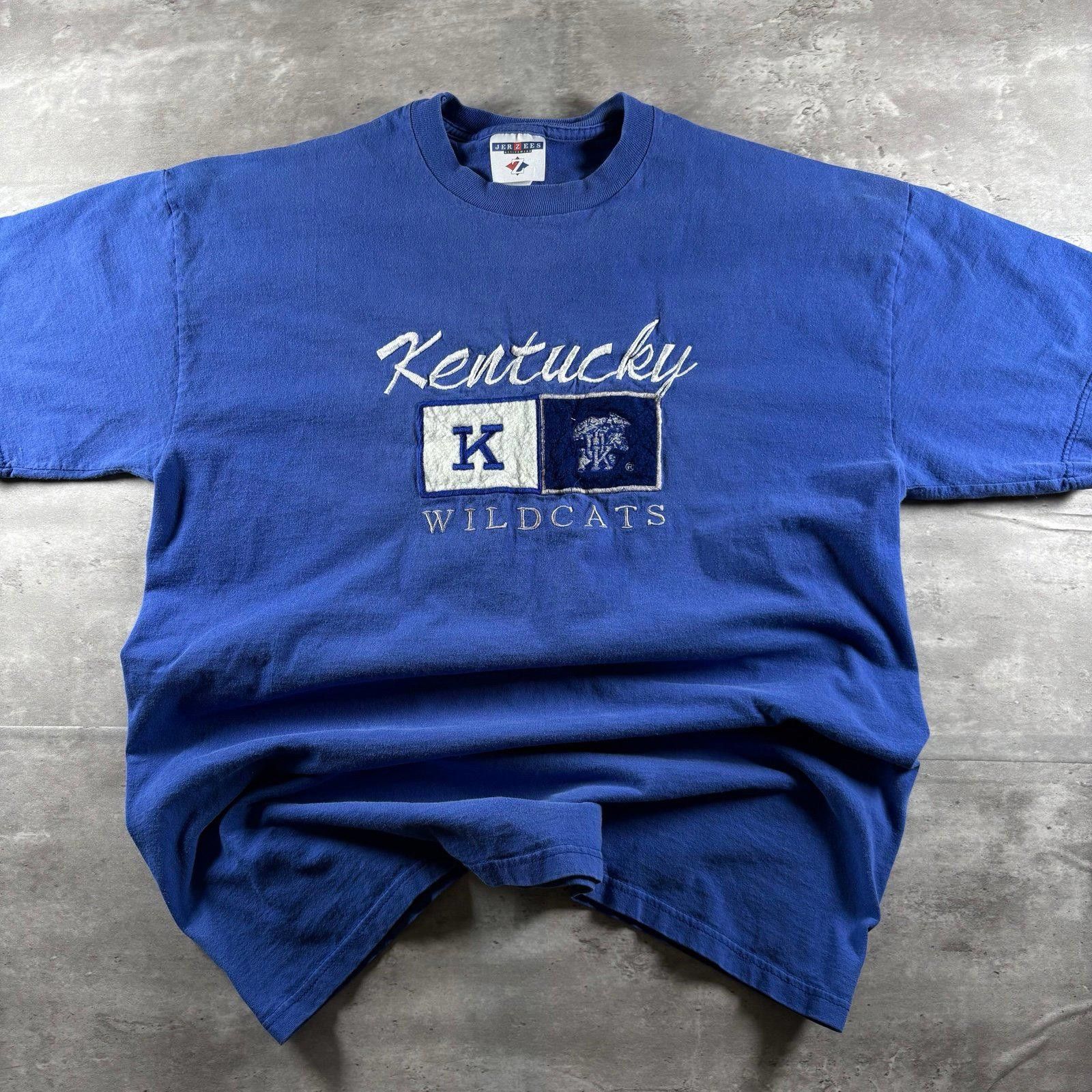 Jerzees Vintage 90s Kentucky Wildcats tee Size US L / EU 52-54 / 3 - 1 Thumbnail