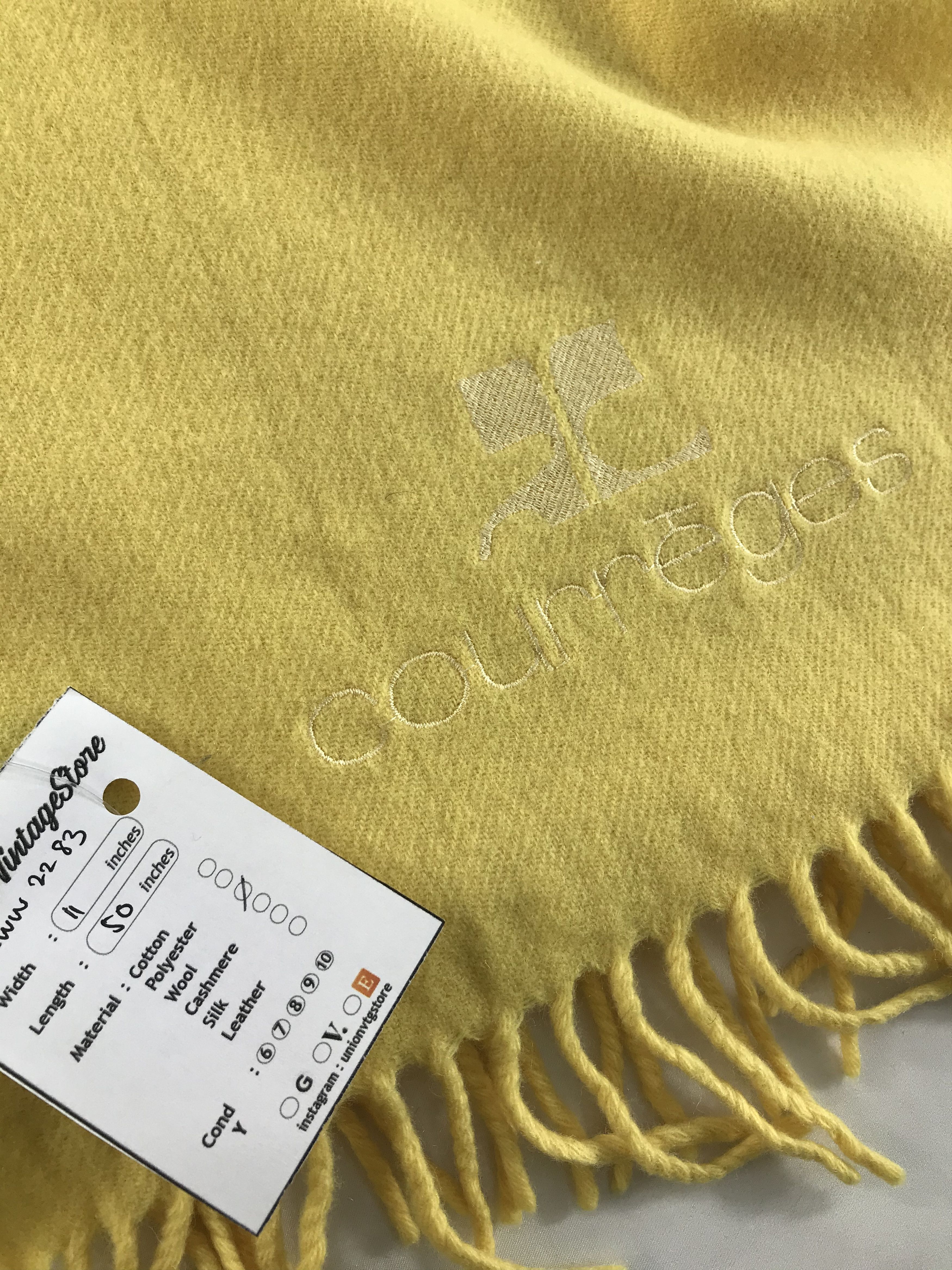 Courreges Courreges Homme Scarf / Muffler / Neckwear - WW2283 Size ONE SIZE - 5 Thumbnail