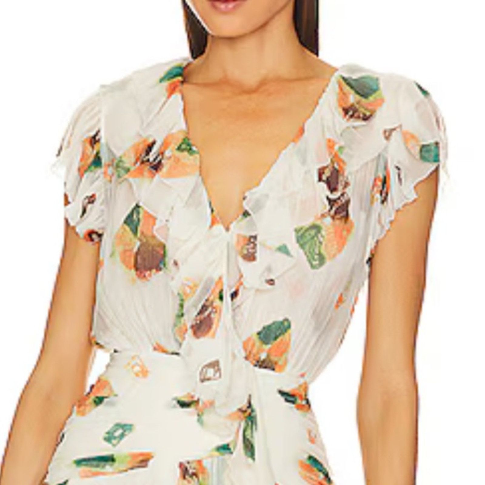 Ulla Johnson New! Ulla Johnson $690 Silk Zina Dress Aurora Ivory Silk 2 Size XS / US 0-2 / IT 36-38 - 11 Thumbnail