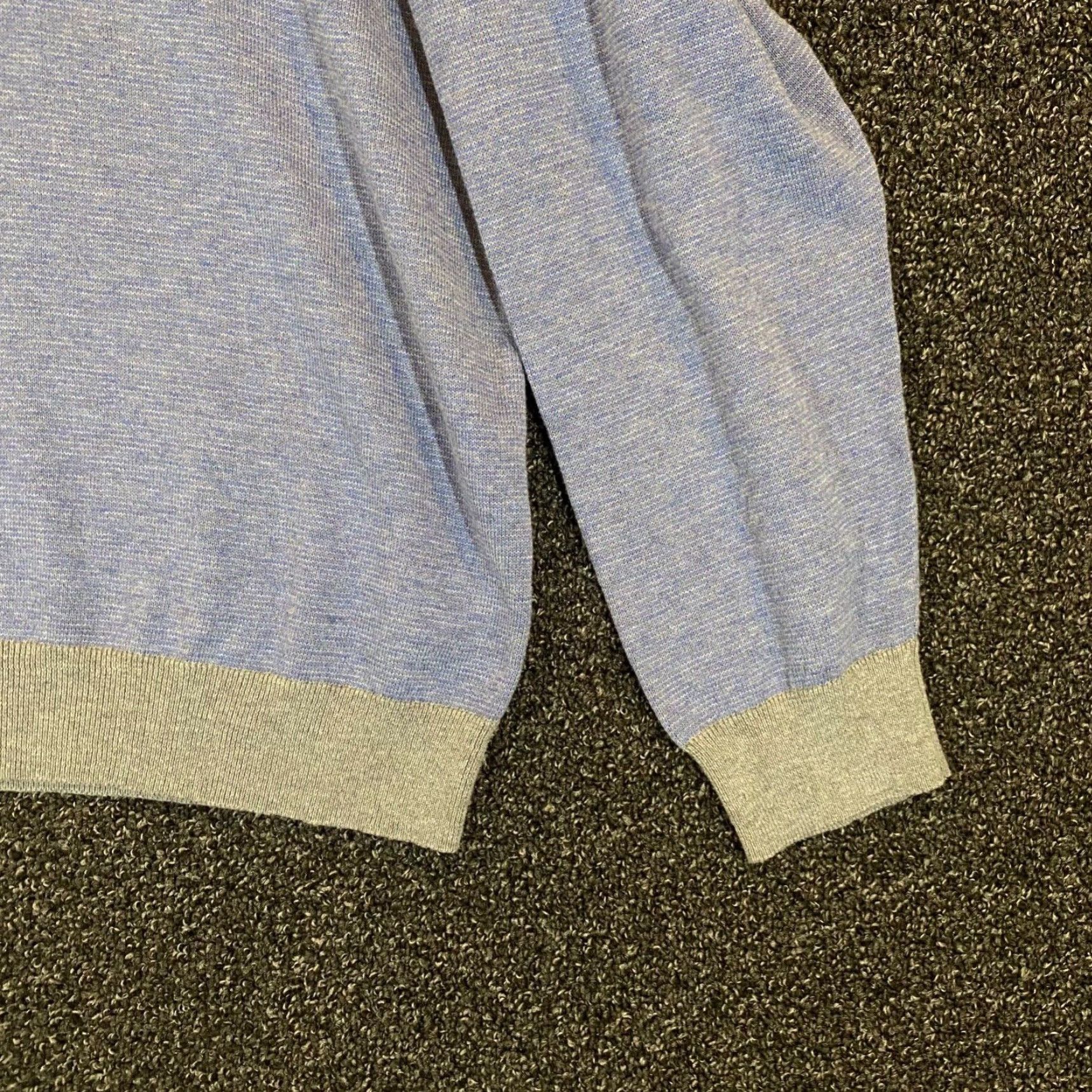 Vineyard Vines VINEYARD VINES Sweater Mens XL Blue Wool Blend Pullover Crewneck Jumper Size US XL / EU 56 / 4 - 4 Thumbnail