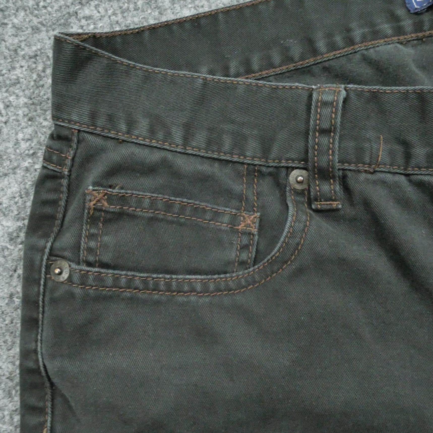 Ralph Lauren **VINTAGE Ralph Lauren Womens 10 Black Chino Pants 30x28** User: **VINTAGE Ralph Lauren Womens 10 Black Chino Pants** 30x28 **Y2K** Size 32" / US 10 / IT 46 - 3 Thumbnail