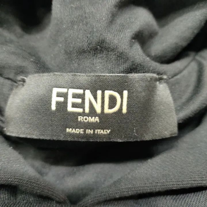 Fendi Fendi Black Sports Hoodie with Hood -2507 Size US XXL / EU 58 / 5 - 4 Thumbnail