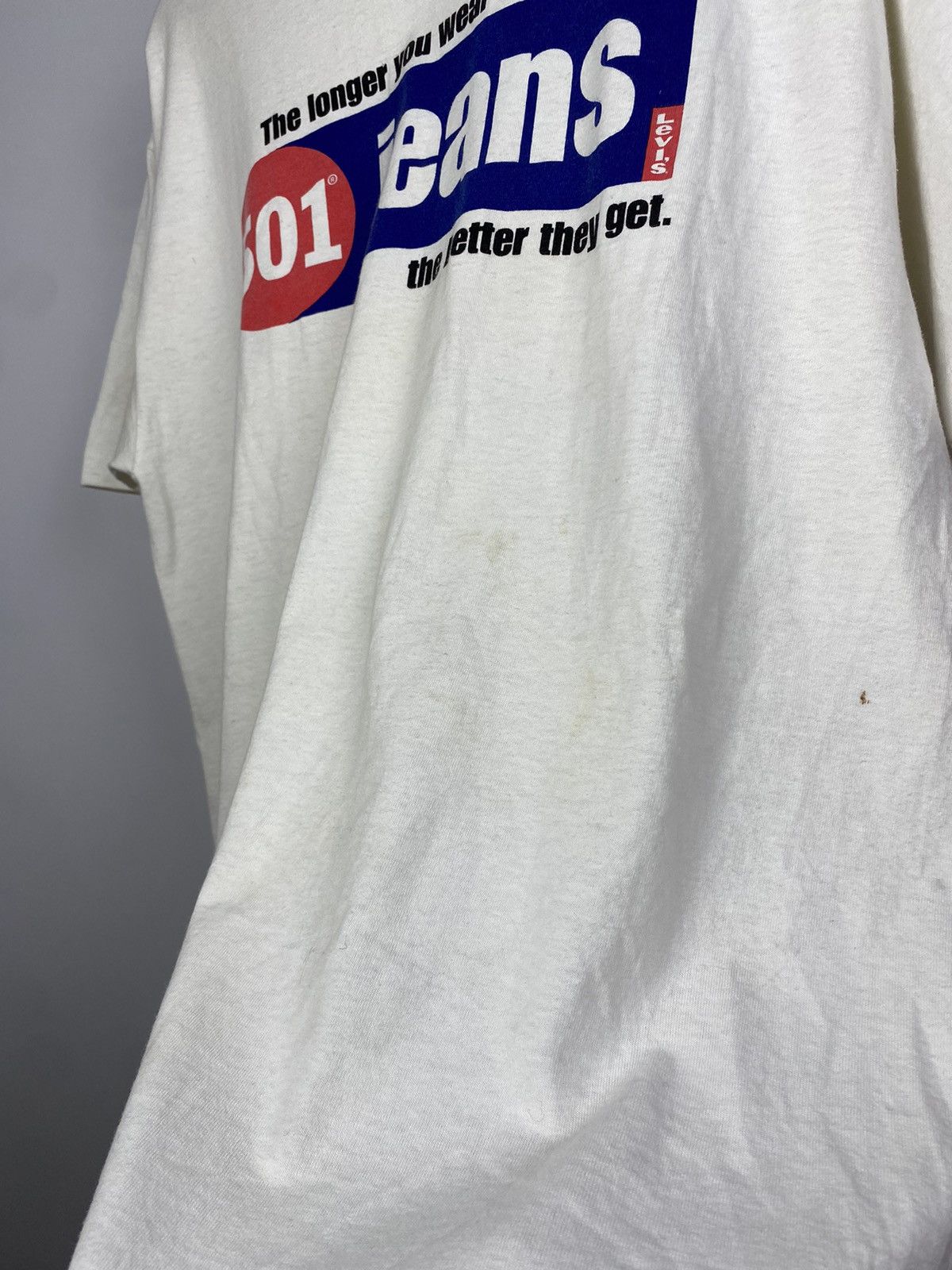 Levi's × Levi's Vintage Clothing Vintage 1990s Levi’s 501 T shirt mens Large tee Rare Size US M / EU 48-50 / 2 - 8 Thumbnail