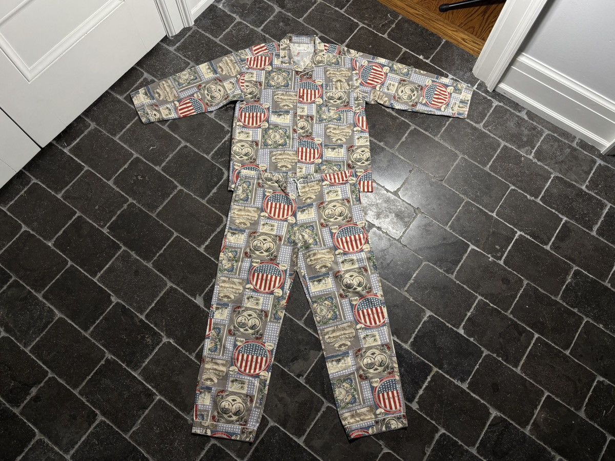 Vintage Vintage Matching Pajamas American USA ALP Two Piece Suit Y2K Size US 30 / EU 46 - 14 Thumbnail