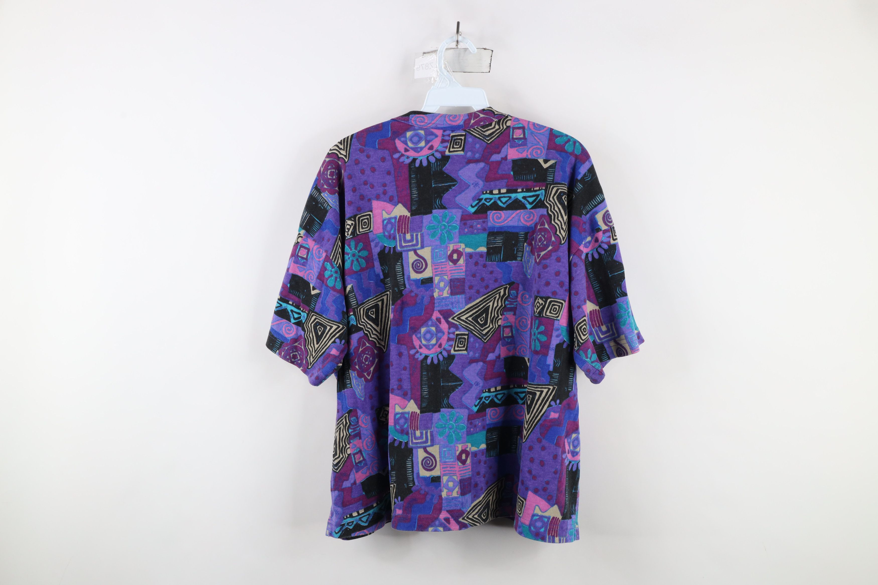 Vintage Vintage 90s Streetwear Abstract Art Short Sleeve T-Shirt USA Size M / US 6-8 / IT 42-44 - 8 Thumbnail