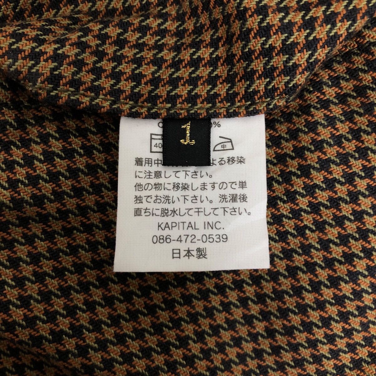 Kapital Vintage Kapital Chino Clown Pants Houndstooth Pattern Size US 28 / EU 44 - 11 Thumbnail