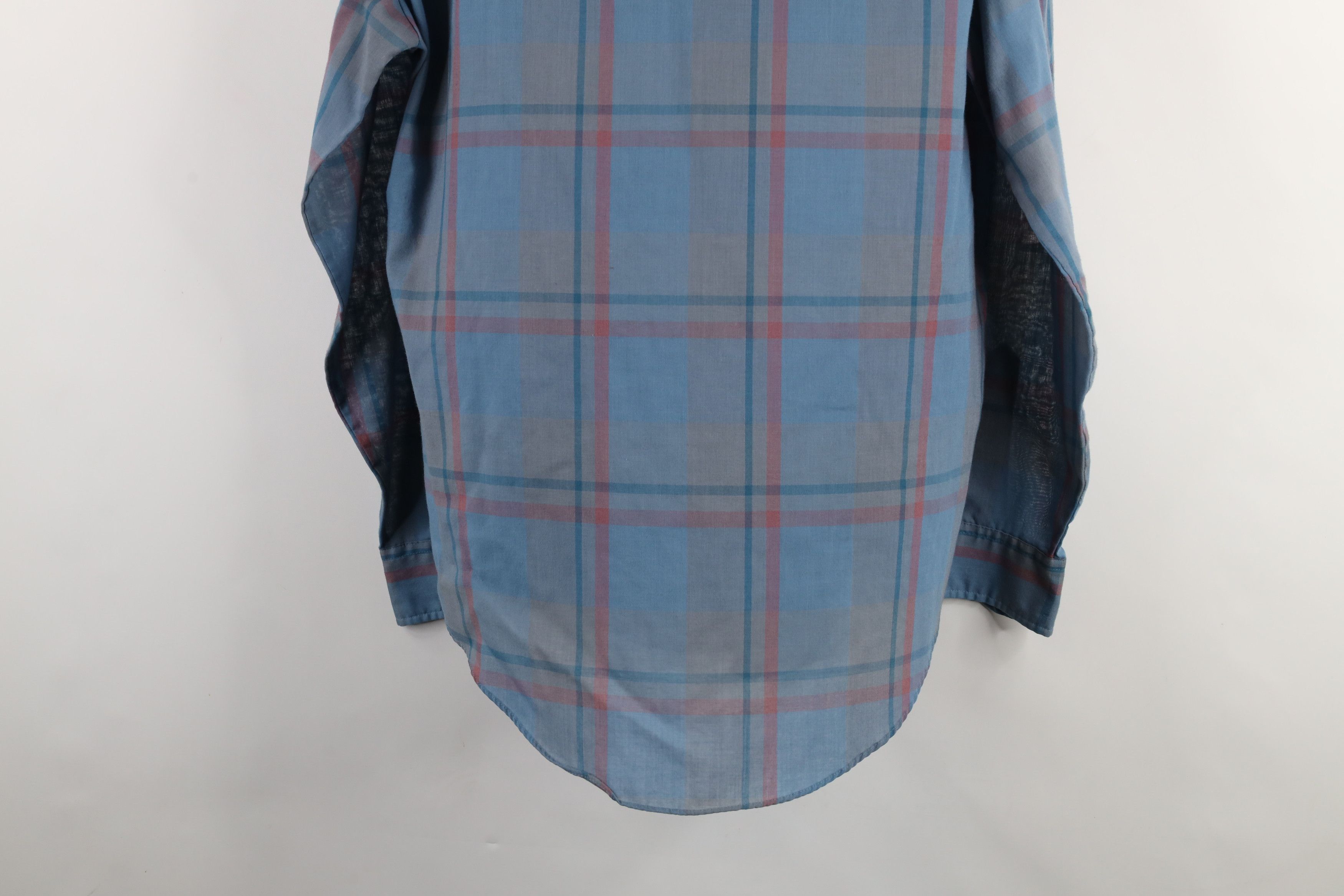 Levi's × Vintage Vintage 80s 90s Levis Faded Plaid Collared Button Down Shirt Size US L / EU 52-54 / 3 - 11 Thumbnail