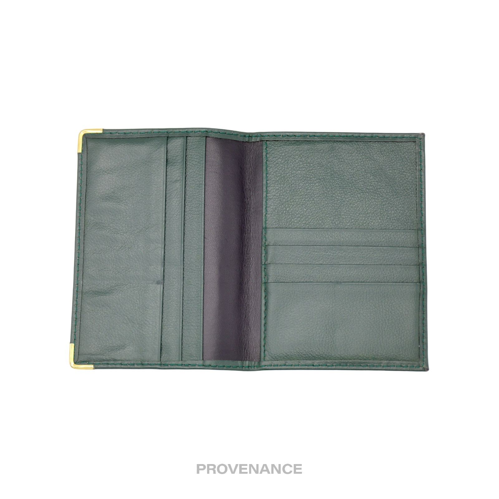Rolex 🔴 Rolex Crown Passport Wallet - Forest Green Leather Size ONE SIZE - 3 Thumbnail
