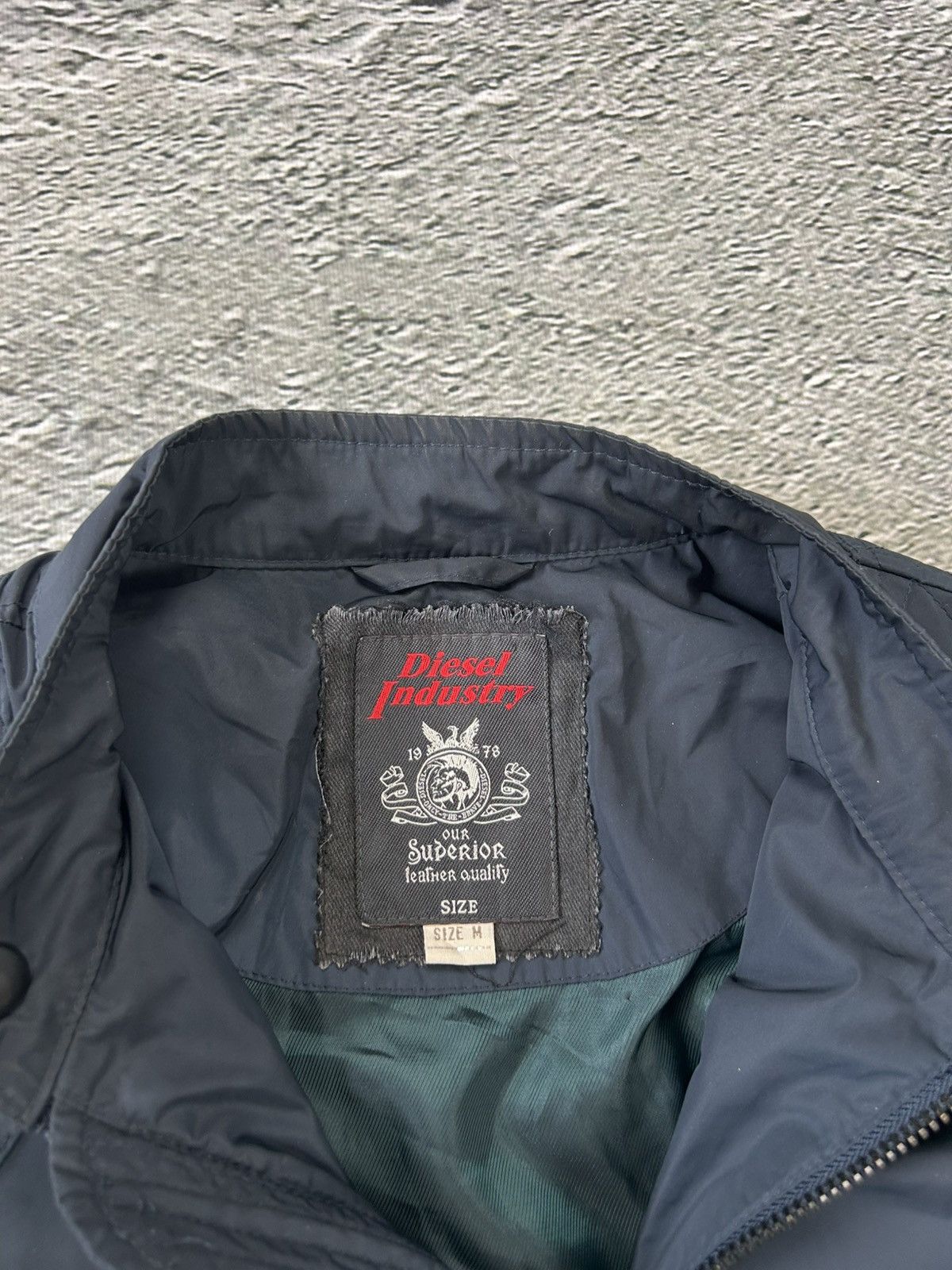 Diesel Diesel nylon jacket navy blue bomber vintage Y2K Size US M / EU 48-50 / 2 - 6 Thumbnail