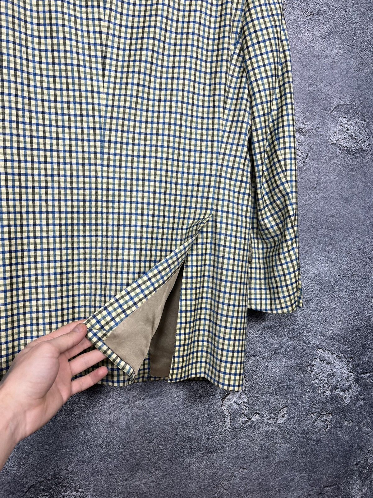 Ermenegildo Zegna Vintage Ermenegildo Zegna Super 100s Wool Checkered Blazer Size 52R - 16 Thumbnail