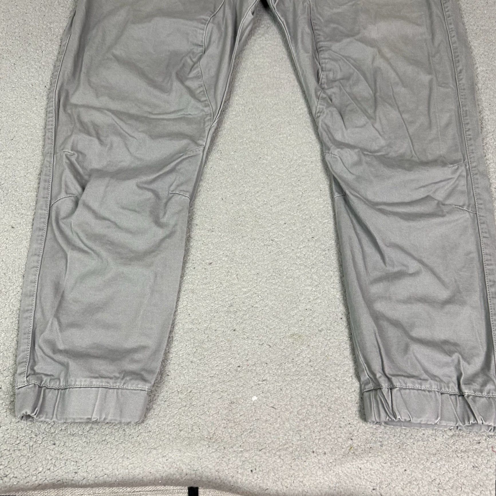 Akademiks Akademiks Pants Men 5XL Gray Joggers Pull On Pockets Drawstring Cotton Chino Shirt Size US 39 - 5 Thumbnail