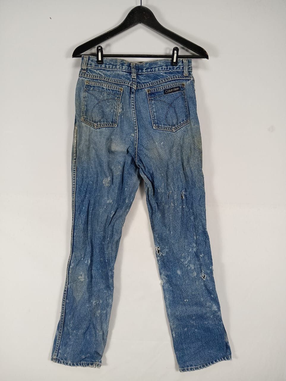 Calvin Klein vintage Calvin klein distressed denim made in USA 3375 Size US 29 - 11 Thumbnail