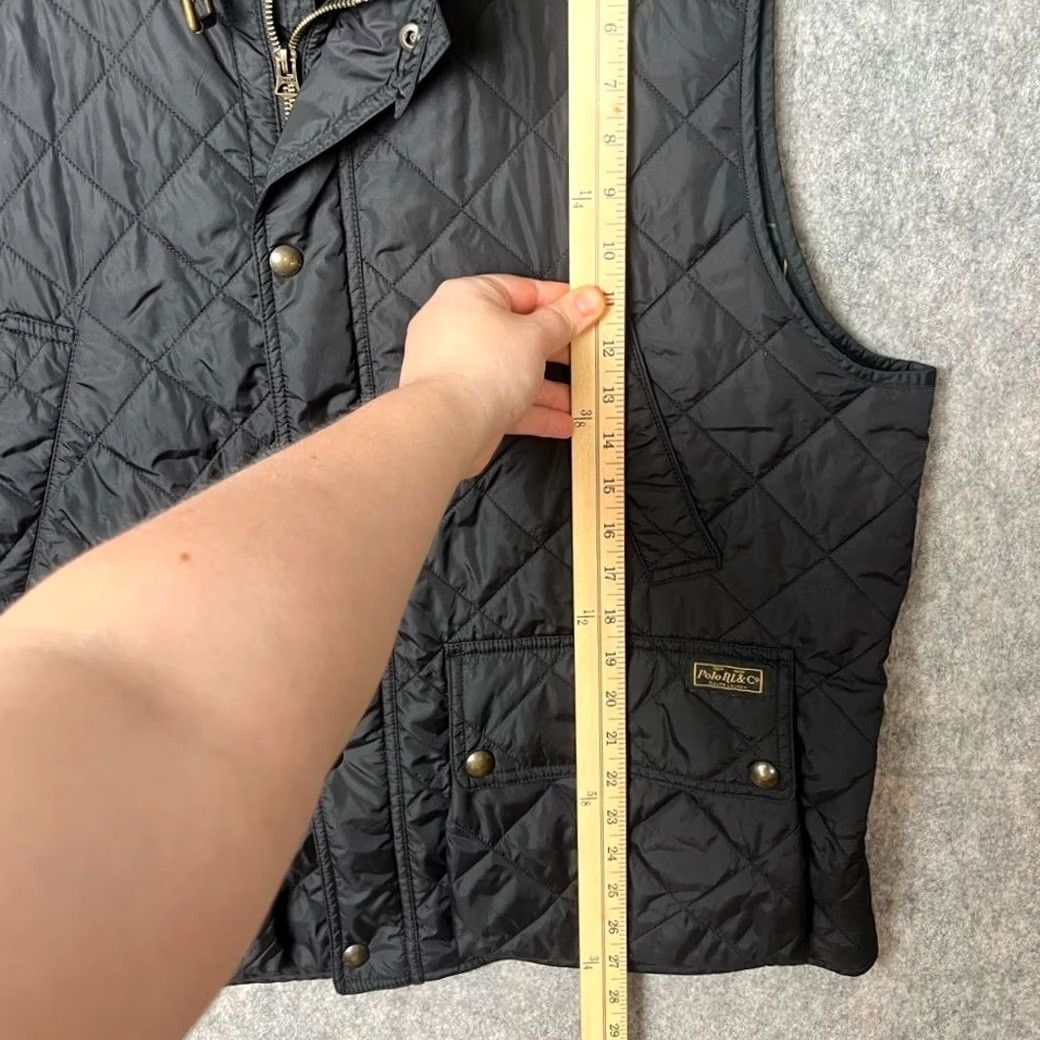 Ralph Lauren VINTAGE Ralph Lauren Vest Quilted Puffer Navy Navy Quilted Vest Mens 2XLT Big & Tall Cotton Front Pockets Button Closure Mid-Length Size US XXL / EU 58 / 5 - 5 Thumbnail