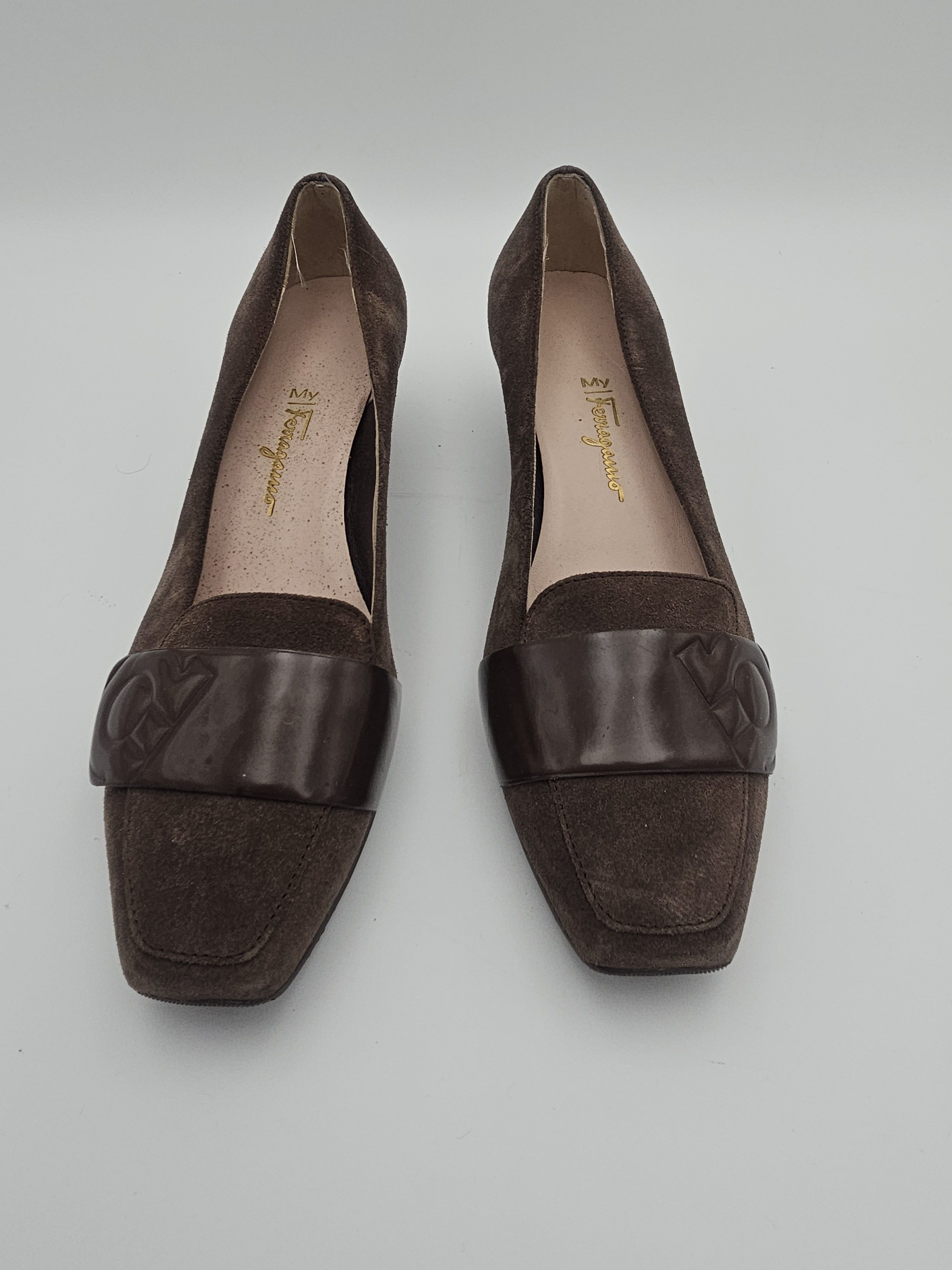 Salvatore Ferragamo Salvatore Ferragamo Brown Suede Ballet Flats US 8.5 IT 39 Size US 8.5 / IT 38.5 - 4 Thumbnail
