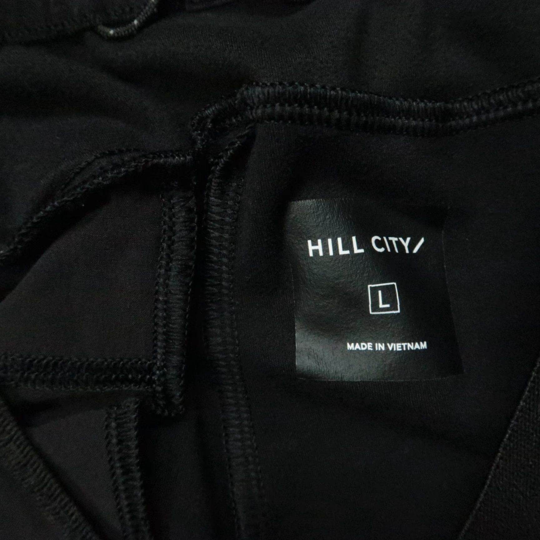 Vintage Hill City Pants Men L Black Performance Tech Jogger Zip Pocket Athletic Size US 33 - 4 Thumbnail
