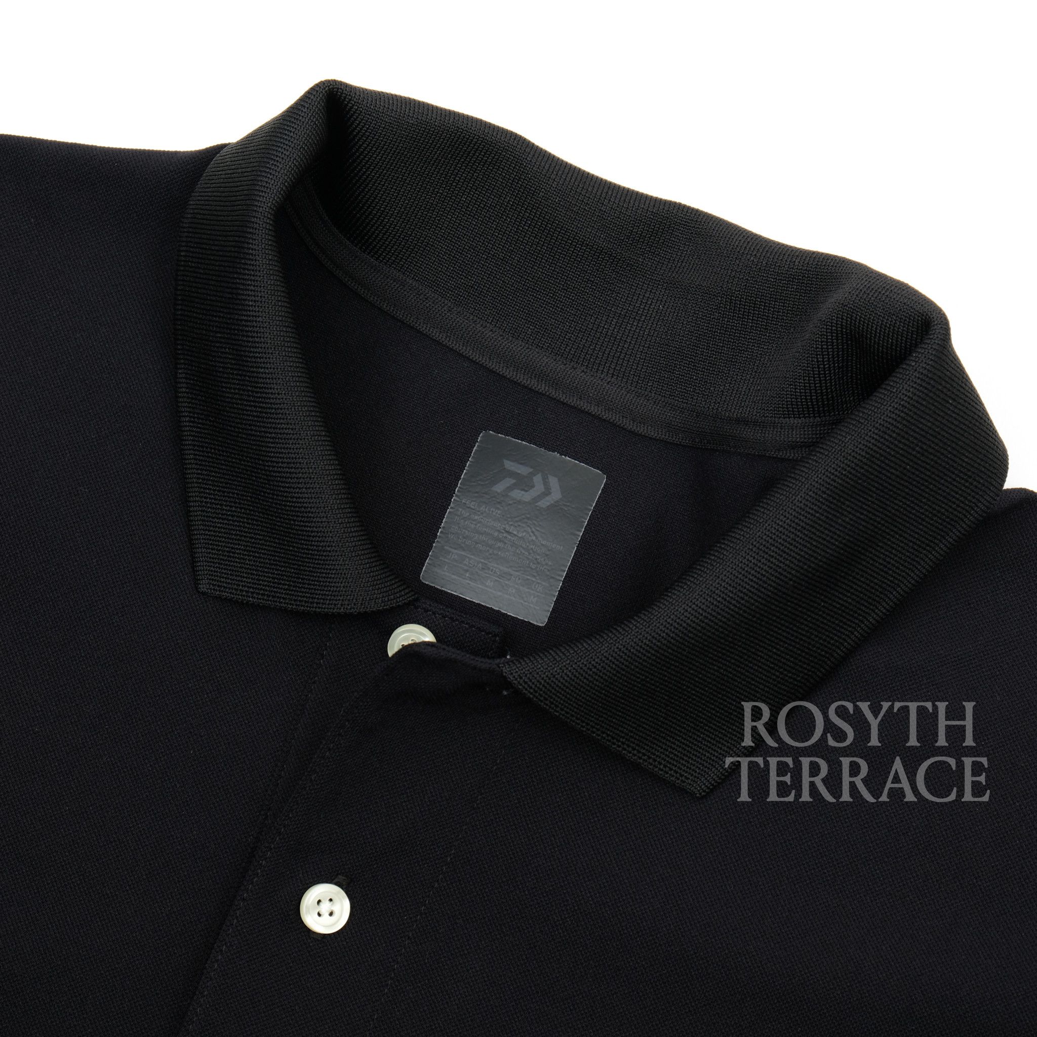 ダイワピア　TECH POLO SHIRTS S/S - BLACK DAIWA PIER39 / TECH POLO SHIRT SS (BLACK) / SIZE L】 daiwa pier39