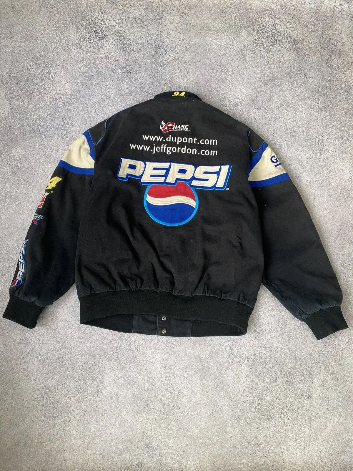 Vintage Vintage Chase Authentics Jeff Gordon 24 Pepsi Racing Jacket Size US L / EU 52-54 / 3 - 14 Thumbnail