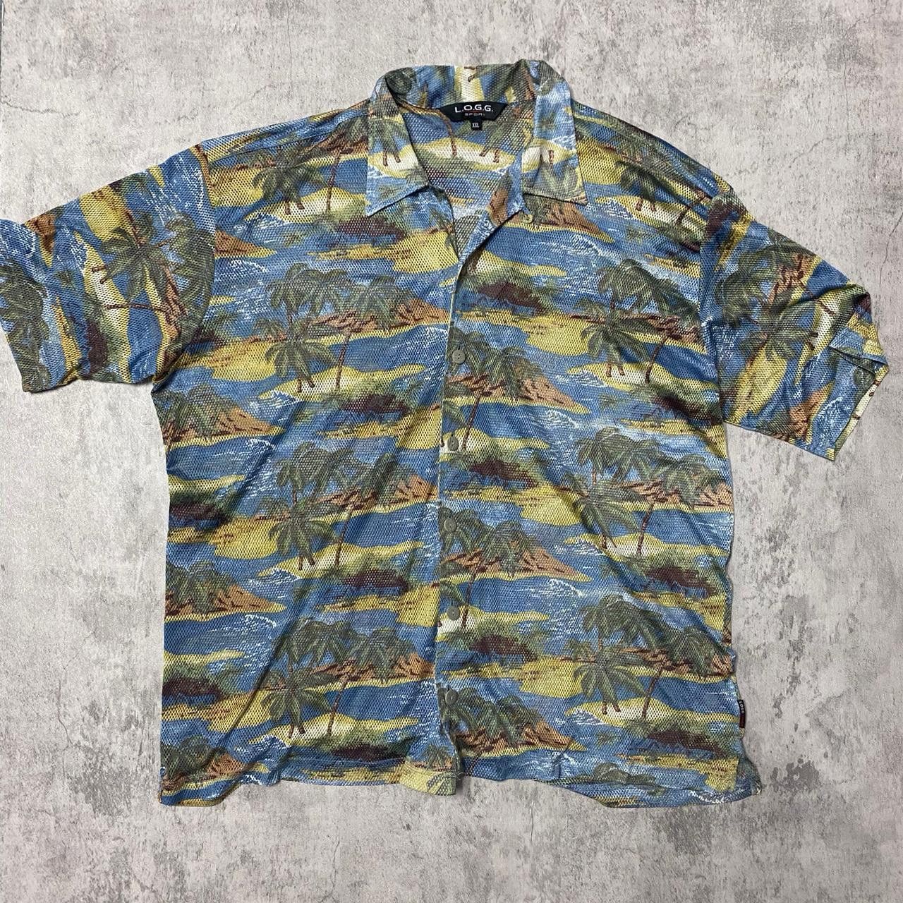 Other Logg Hawaiian shirt with palm trees Size US XXL / EU 58 / 5 - 1 Thumbnail