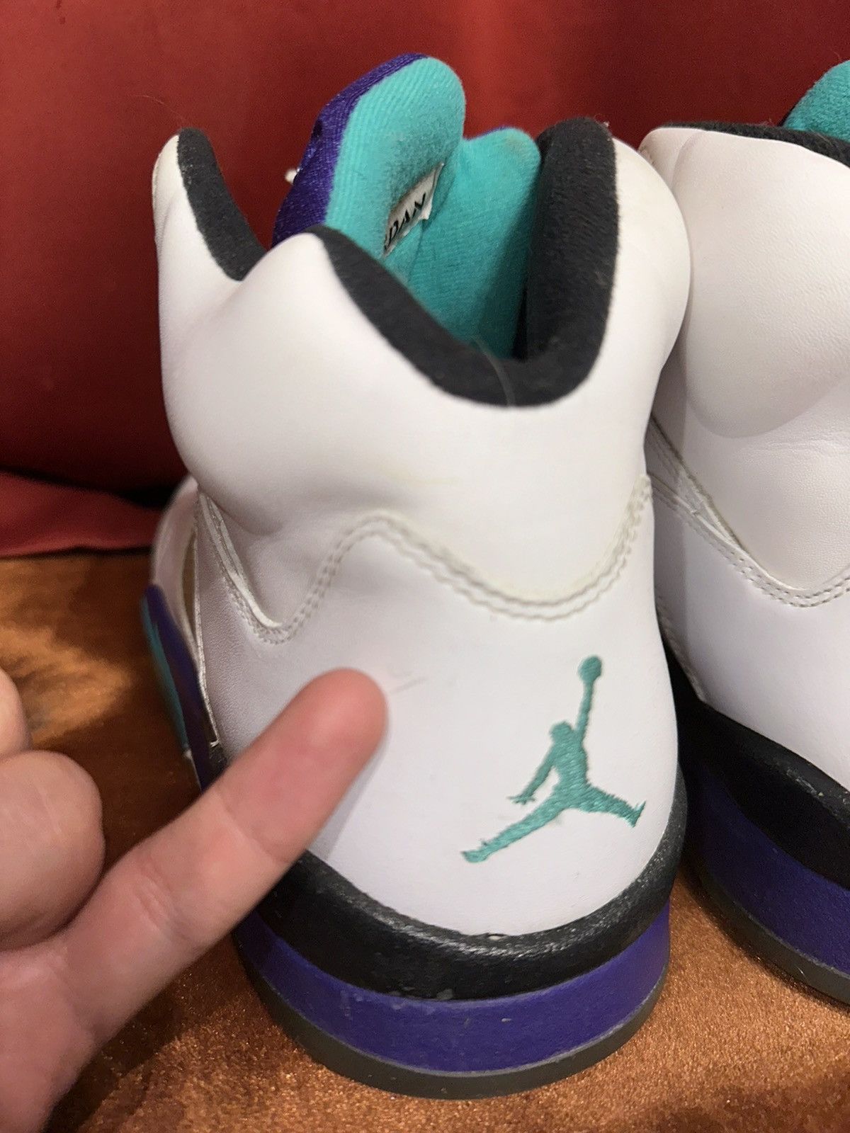 Jordan Brand × Nike Nike Air Jordan 5 Retro Grape 2012 Sneaker Grail Size US 11 / EU 44 - 11 Thumbnail