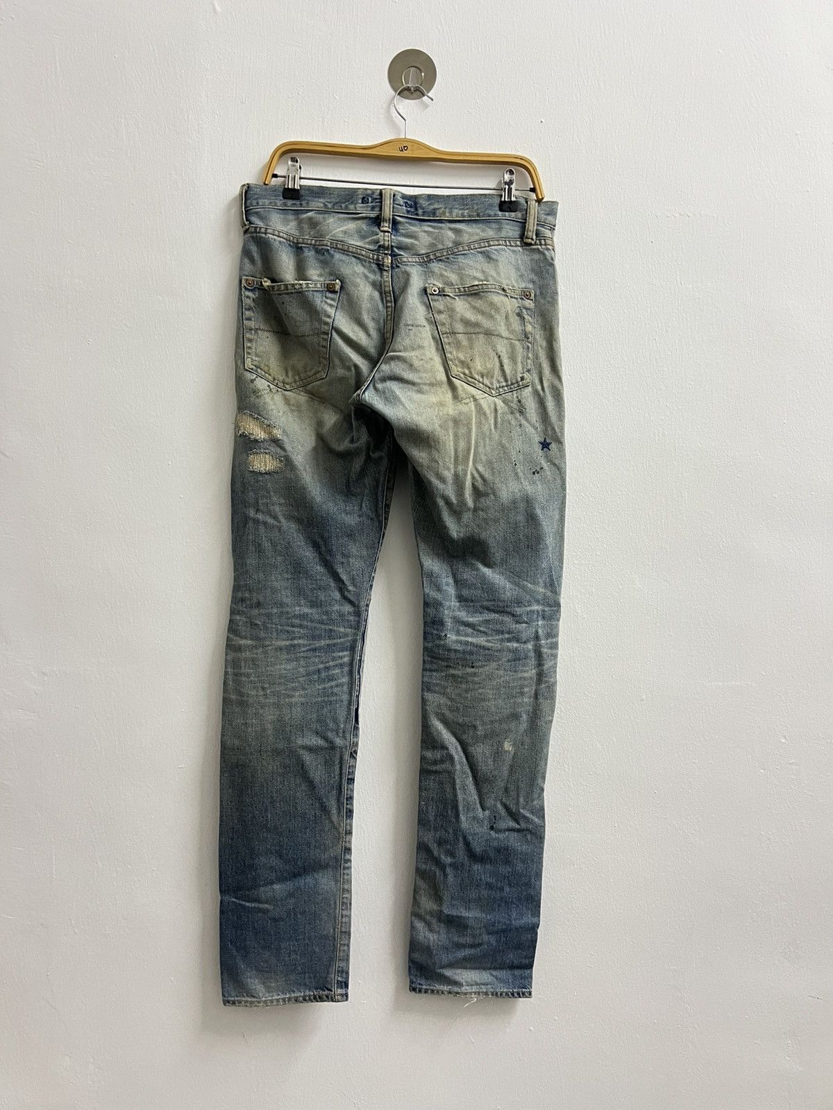 Maison MIHARA YASUHIRO Mihara Yasuhiro Damaged Repair Denim Pants Size US 32 / EU 48 - 10 Thumbnail