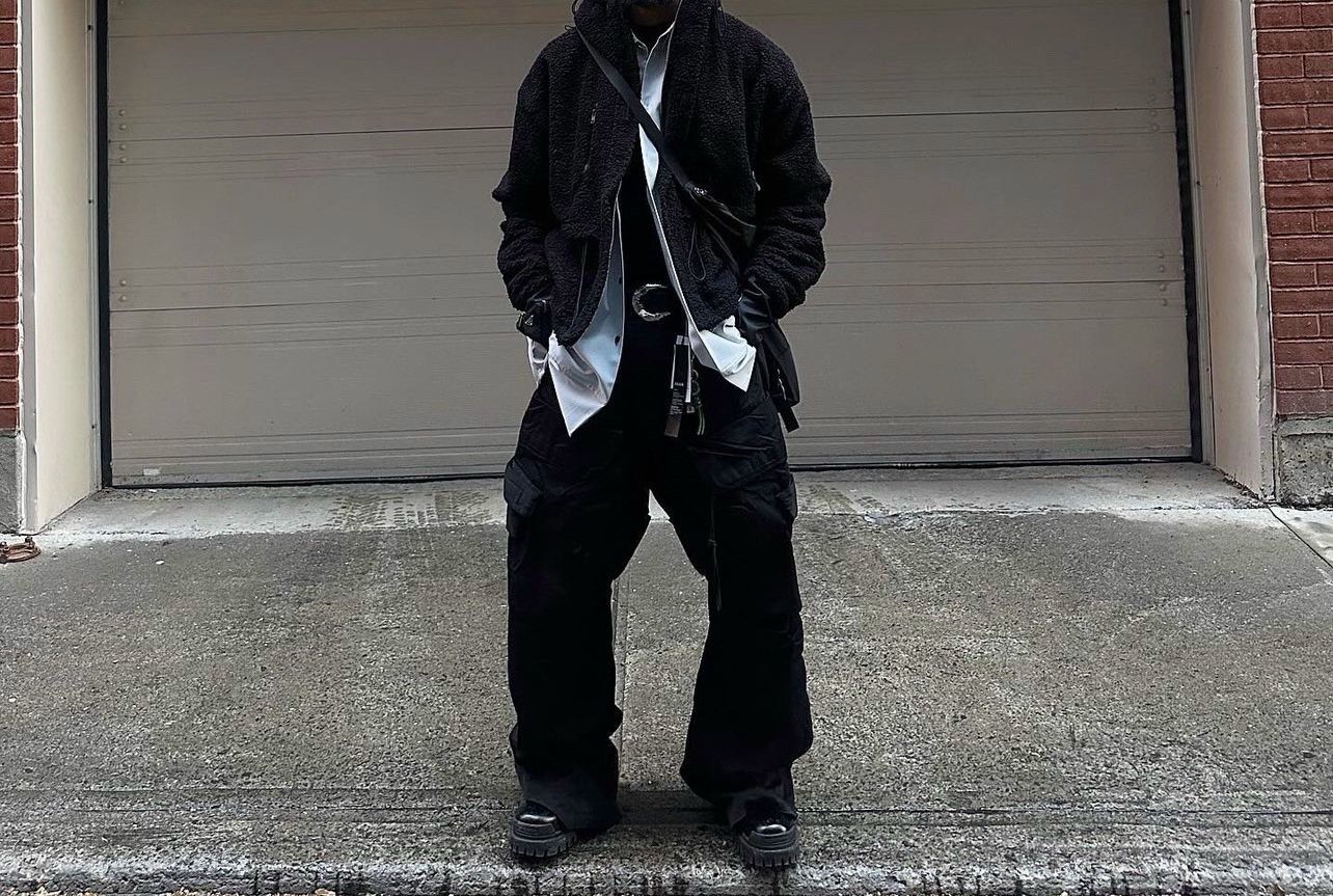Julius Julius Black Edge Seam Gas Mask Cargo Pants Size 3 Size US 34 / EU 50 - 9 Thumbnail