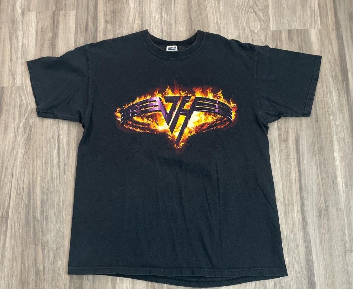 Anvil Vintage Van Halen T shirt Size US XL / EU 56 / 4 - 4 Thumbnail