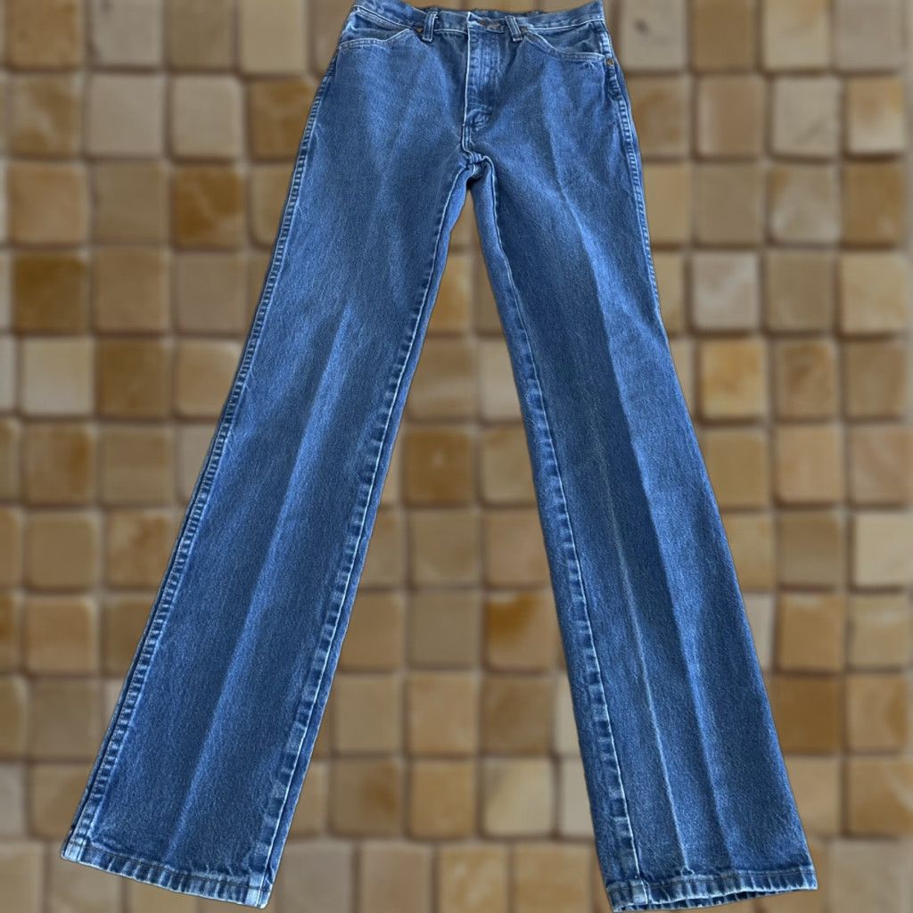 Wrangler WRANGLER 936 Cowboy Cut Slim Fit Jeans 29x36 Blue Mens Size US 29 - 1 Thumbnail