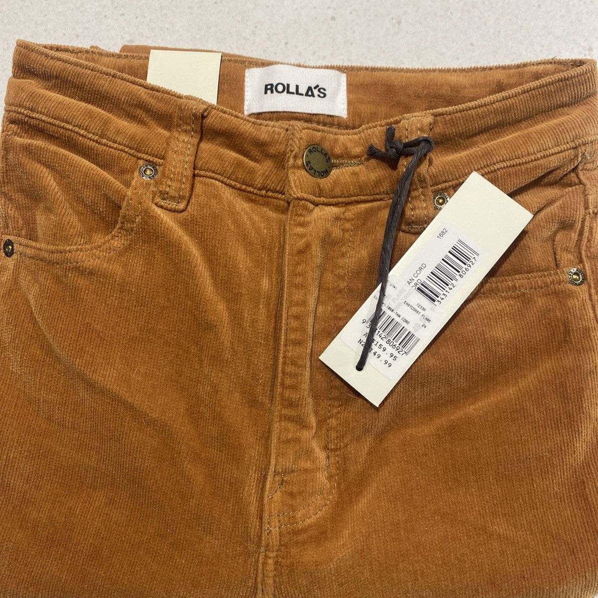 Rolla's Rolla’s Flare Cordorey Jeans, Size 6, RRP $159.95 AU Size 24" / US 00 / IT 34 - 7 Thumbnail