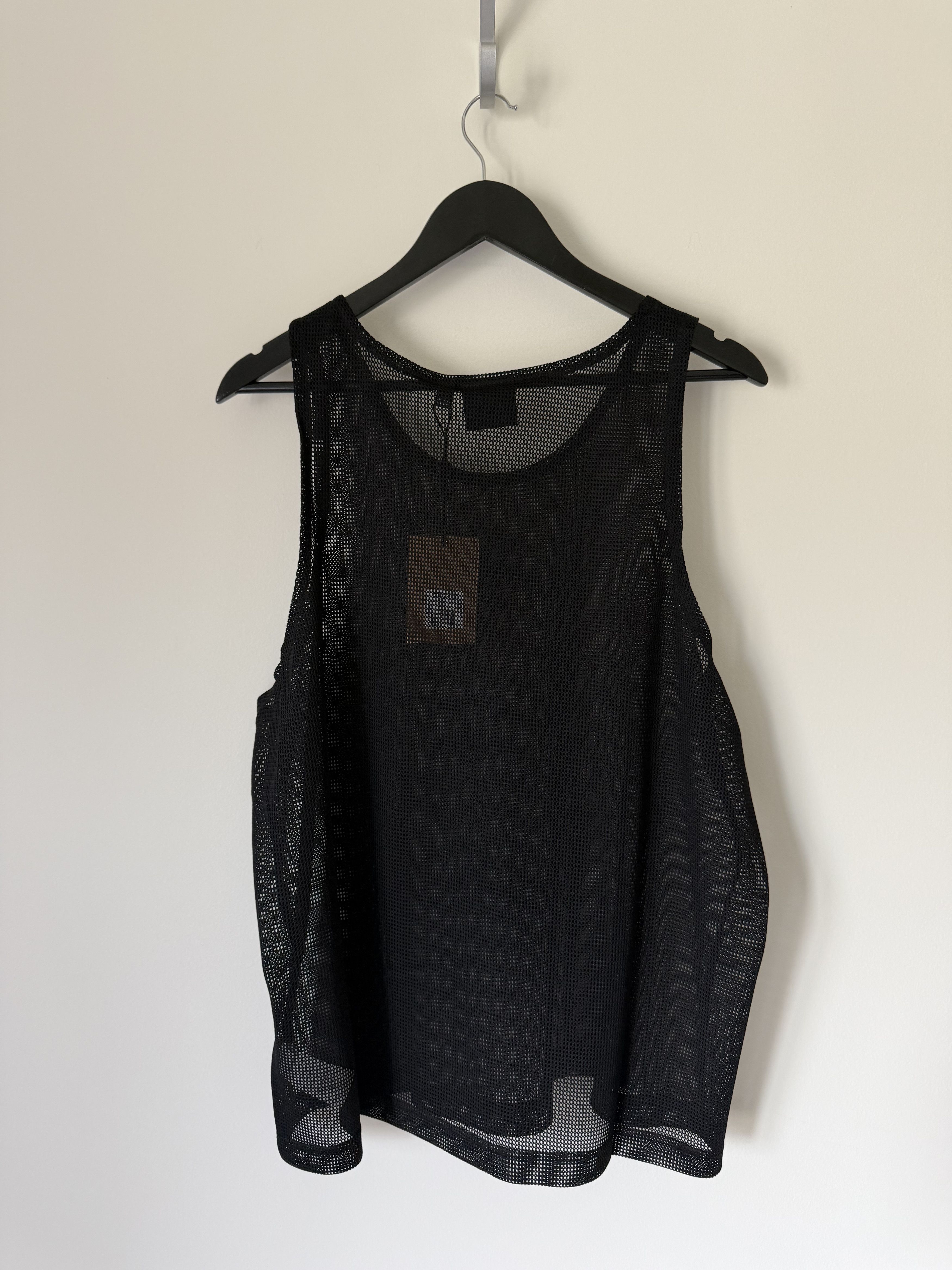 DENIM TEARS × Stussy Denim Tears Stussy Mesh Tank in Black