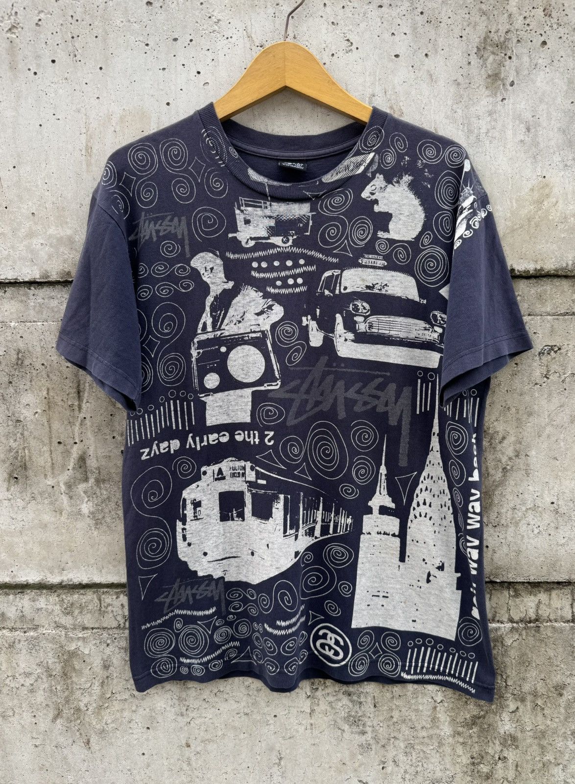 Stussy Vintage Stussy 2 the early dayz Tshirt Size US M / EU 48-50 / 2 - 1 Thumbnail