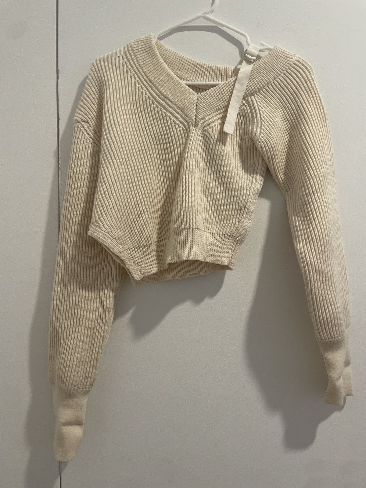 Jacquemus Jacquemus off-white sweater Size XS / US 0-2 / IT 36-38 - 4 Thumbnail
