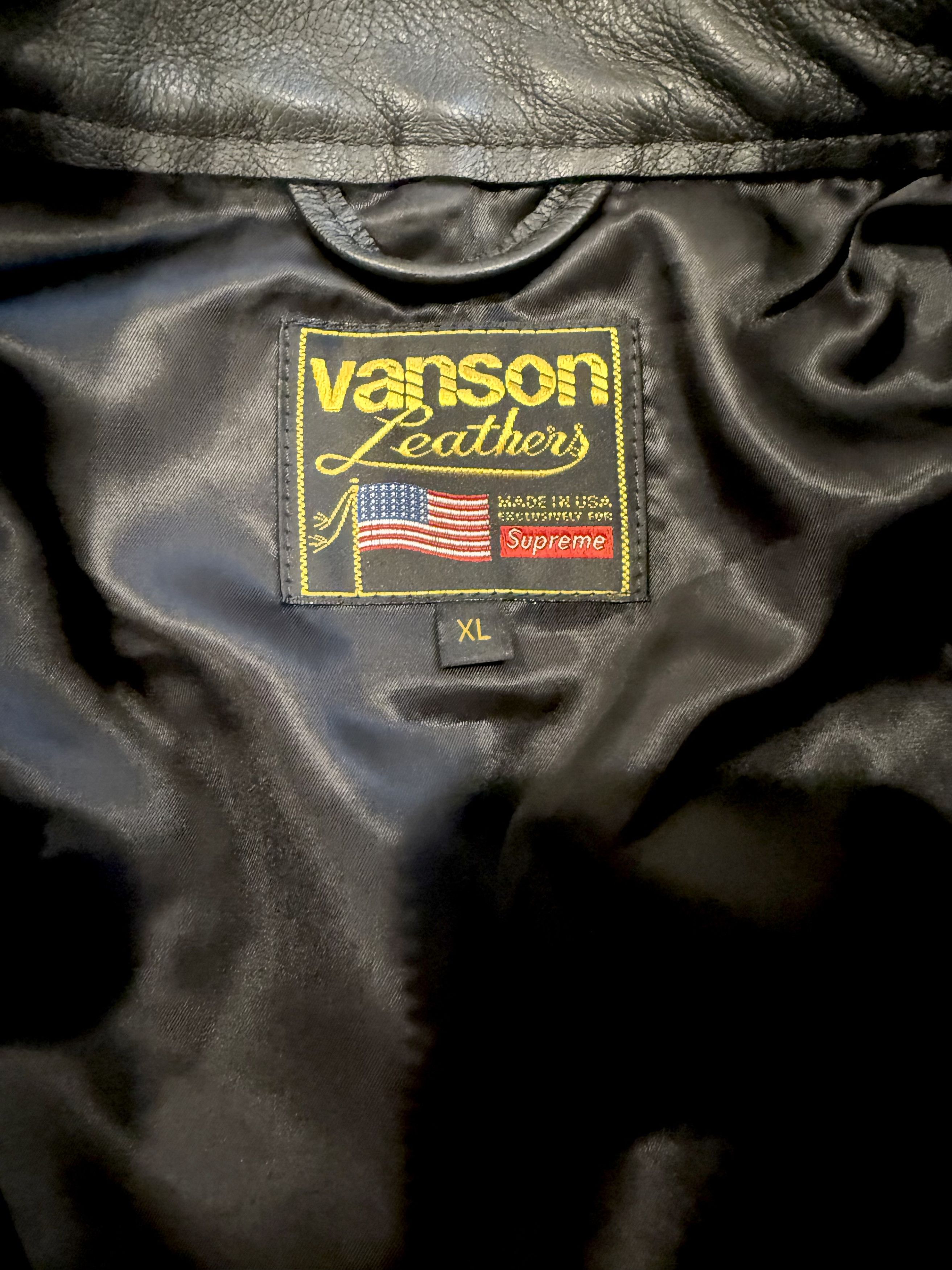 Hysteric Glamour × Supreme × Vanson Leathers Supreme x HYSTERIC GLAMOUR x Vanson Leathers® Jacket Size US XL / EU 56 / 4 - 8 Thumbnail