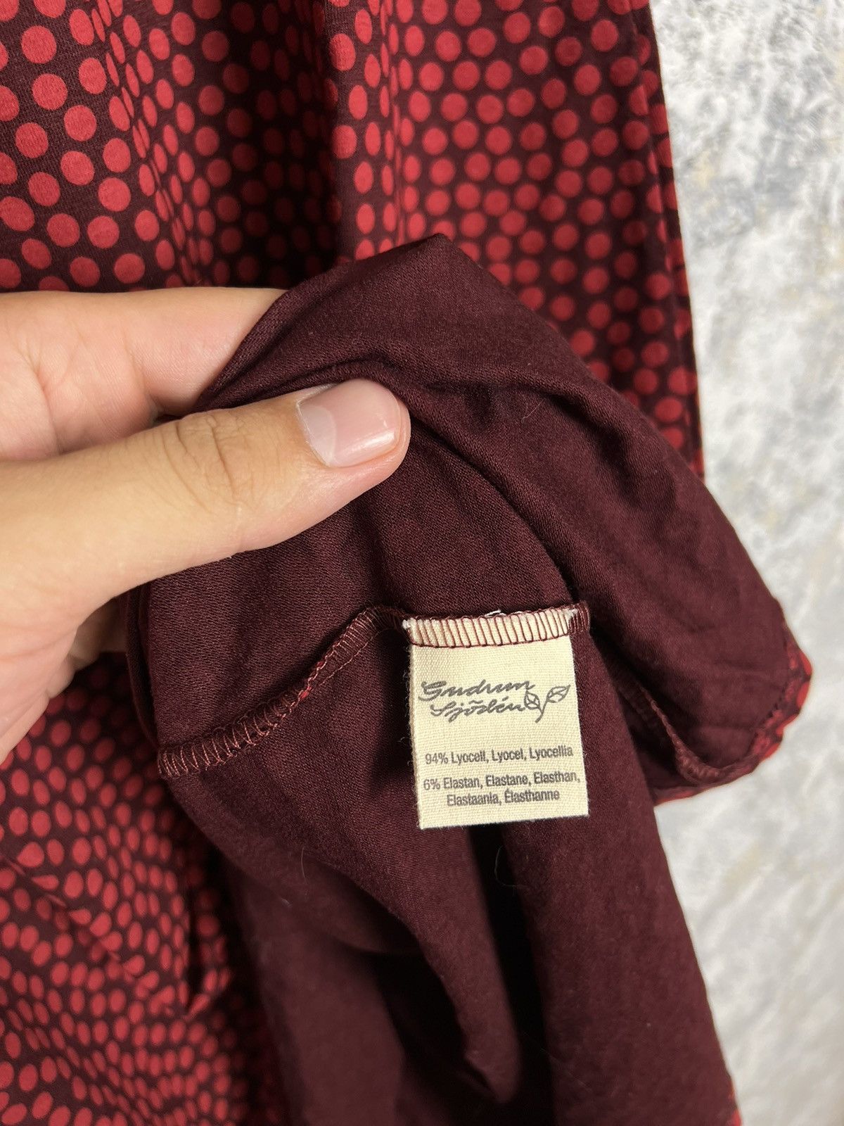 Designer × Japanese Brand Gudrun Sjoden Patterned Dress Womens Lyocell Material Sjöden Size M / US 6-8 / IT 42-44 - 5 Thumbnail