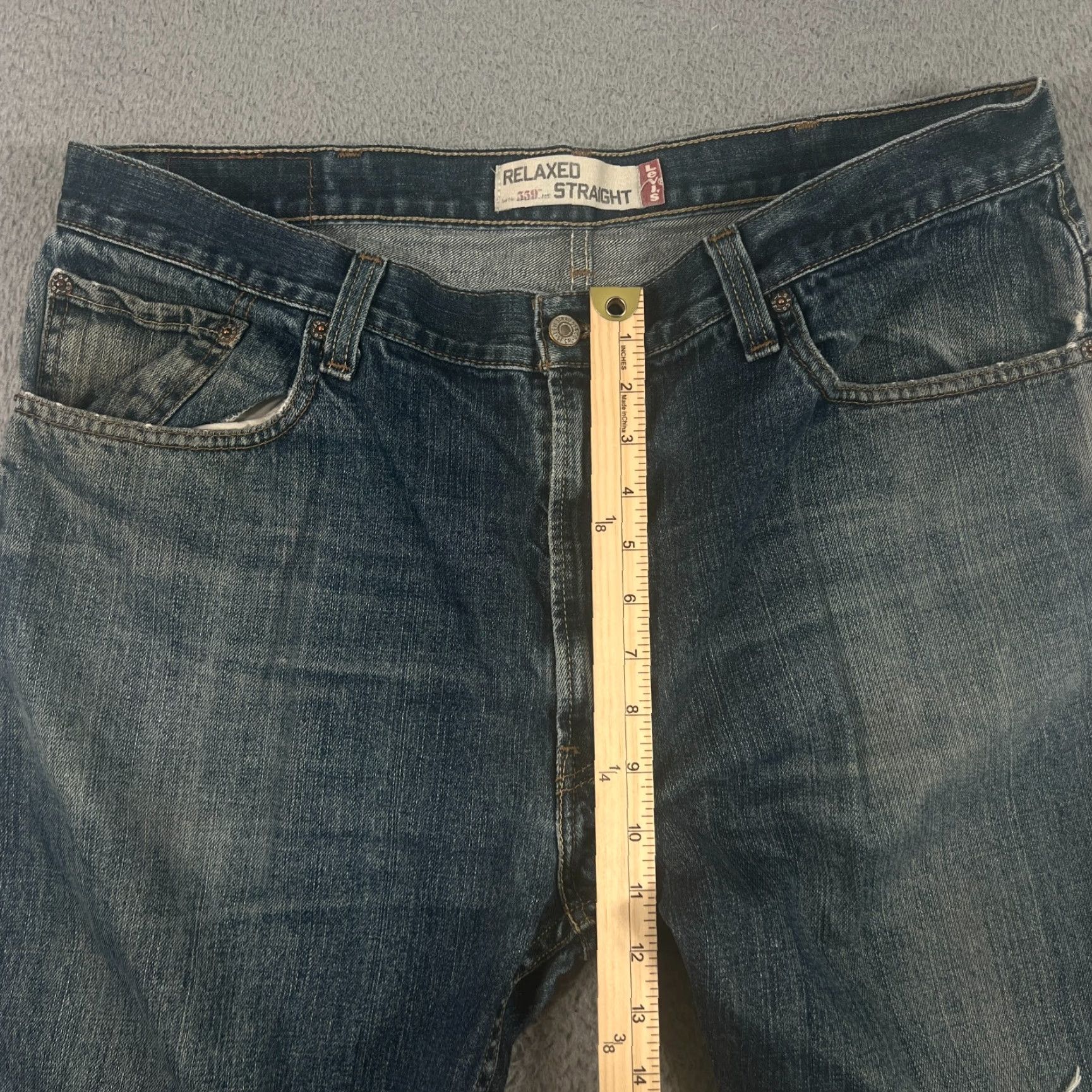 Levi's VINTAGE Levi's Bermuda Shorts 38 Men 559 Cut Off Denim 8" Jorts Grunge Beach Baggy 90s Mens Size US 38 / EU 54 - 4 Thumbnail