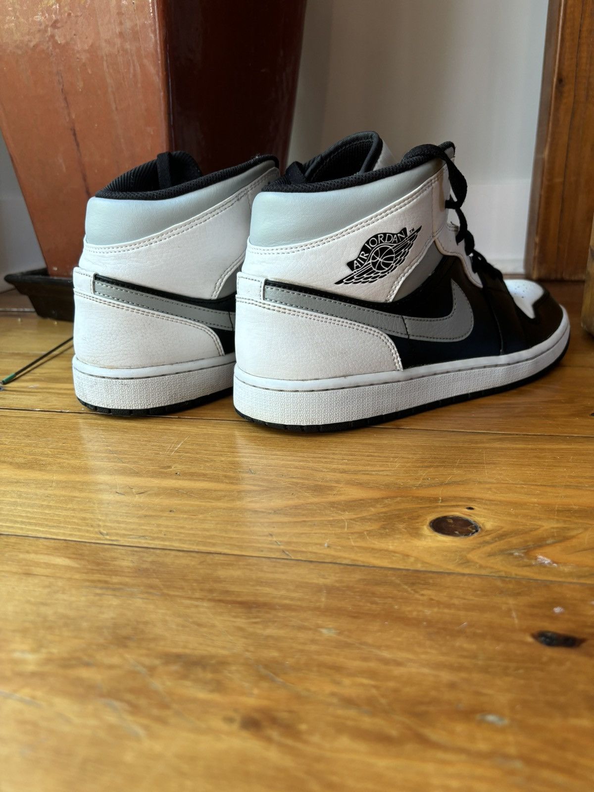 Jordan Brand Jordan 1 Black/White-LT Smoke Grey Size US 11 / EU 44 - 5 Thumbnail