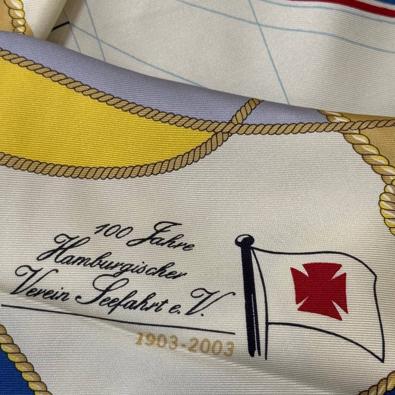 Vintage Vintage Daimler Chrysler North Atlantic Challenge Silk Scarf Size ONE SIZE - 10 Thumbnail