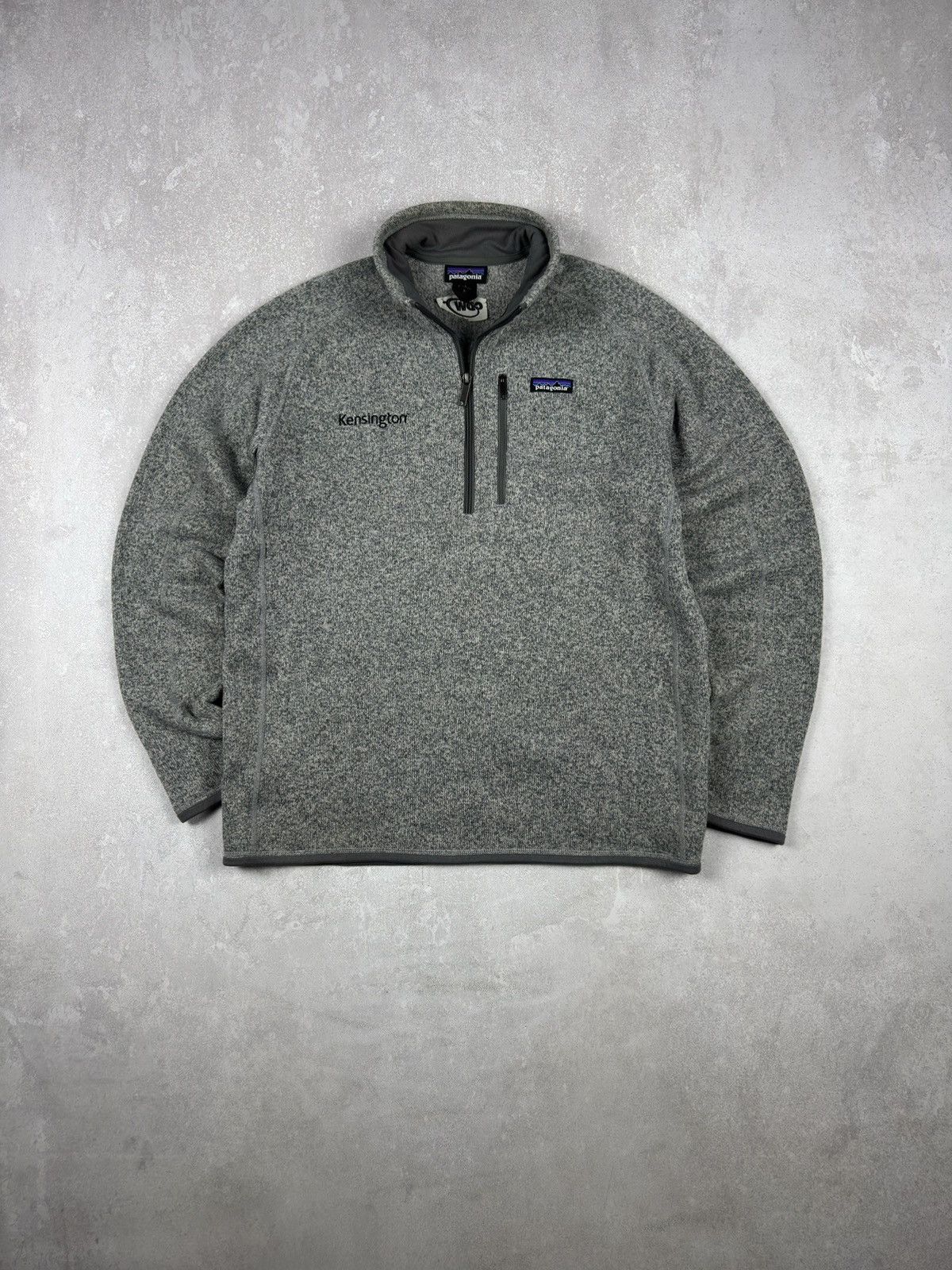 Patagonia Vintage Patagonia Polartec 1/4 Zip Fleece Jacket Gray size L Size US L / EU 52-54 / 3 - 1 Thumbnail