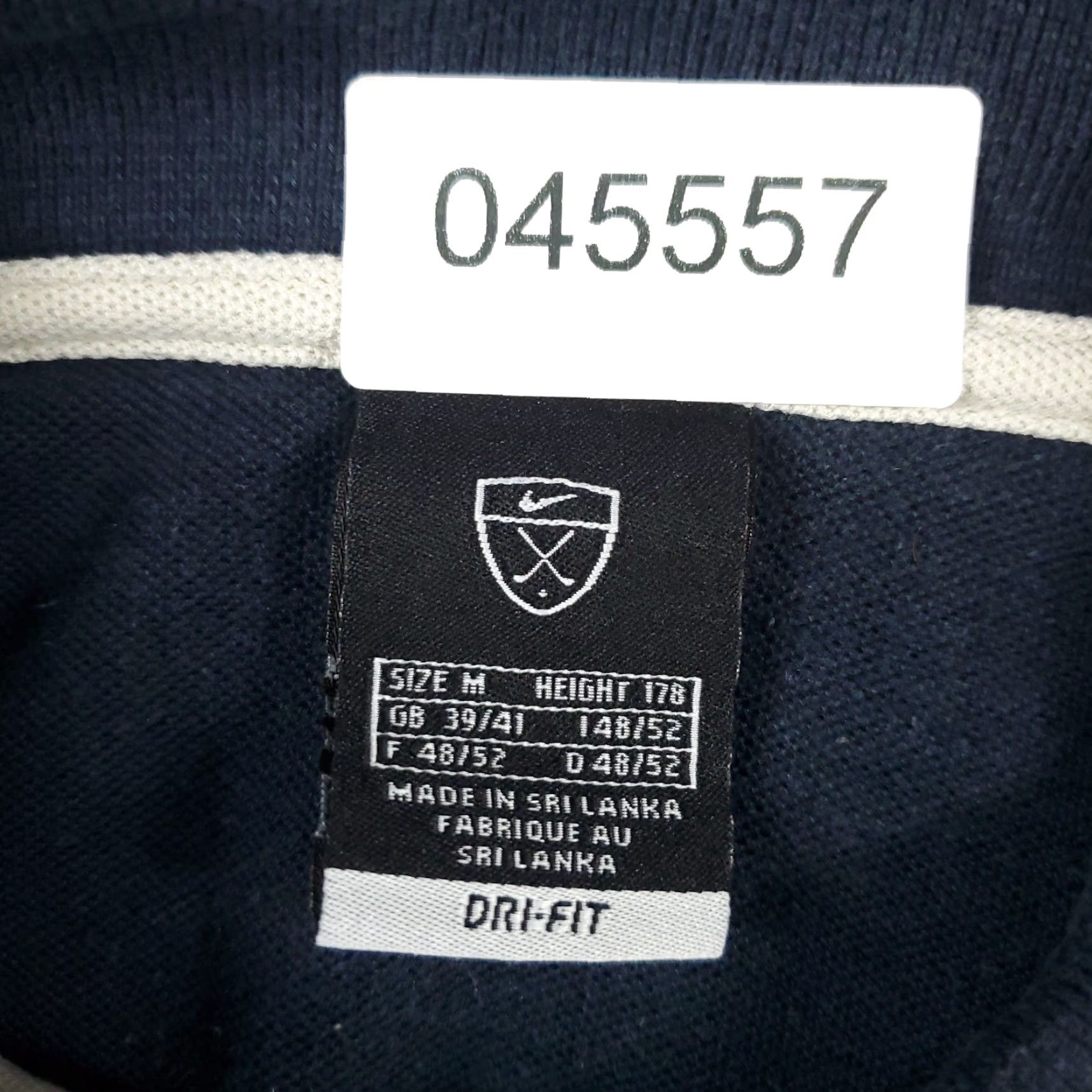 Nike VINTAGE Nike Polo Shirt Mens Medium Blue Golf Dri-Fit Nike Golf Regular Short Sleeve Cotton Blend Polyester Logo Solid 90s Modern Sports Mens Size US M / EU 48-50 / 2 - 8 Thumbnail
