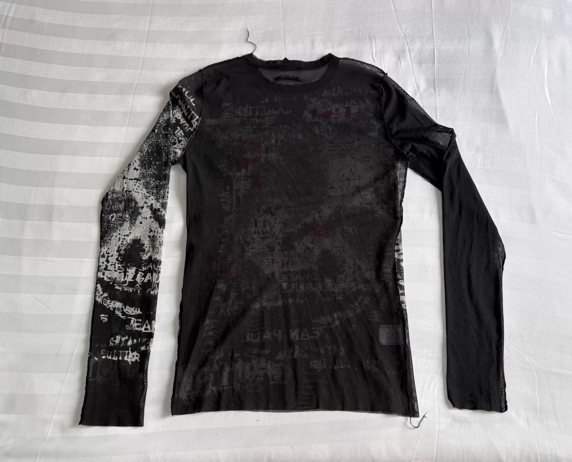 Jean Paul Gaultier JPG 2002 Vintage Madonna Tears Eye Patch Red Thread Tee 48 Size XL / US 12-14 / IT 48-50 - 7 Thumbnail