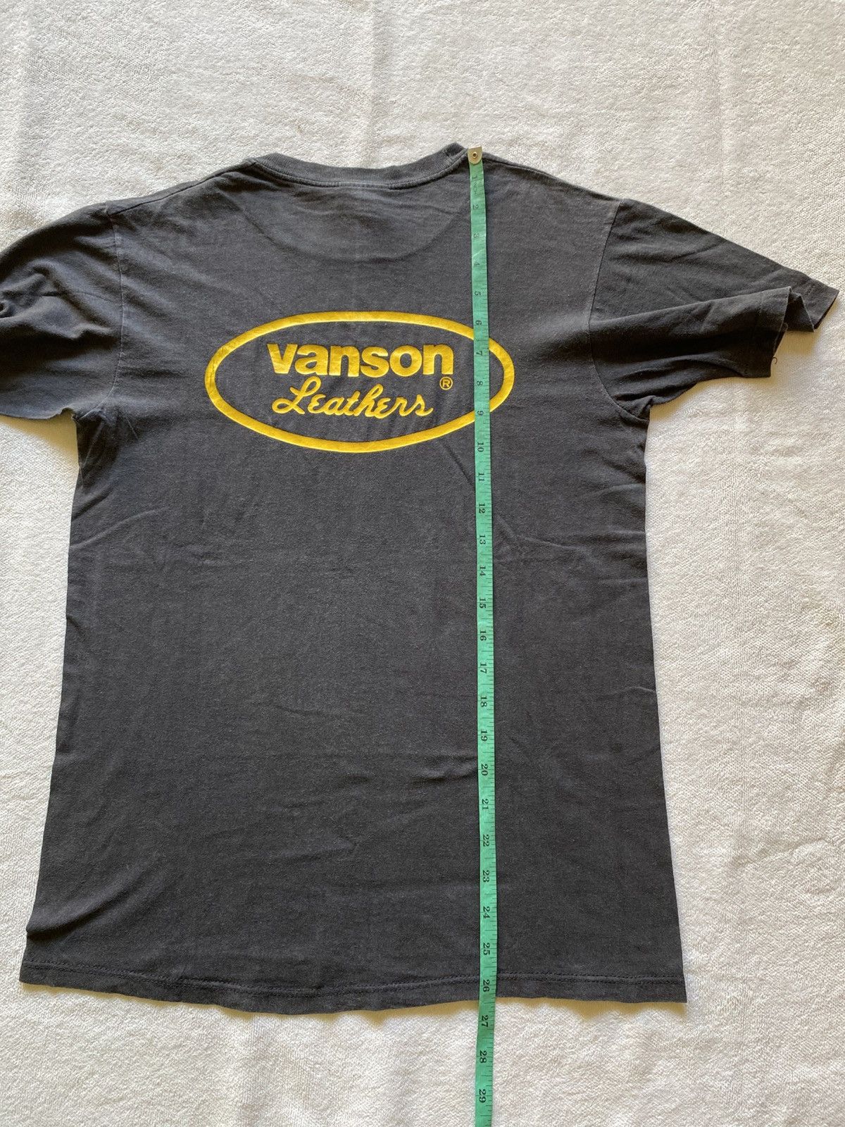 Vanson Leathers Vintage Faded Vanson Leather Tshirt by Hanes Size US M / EU 48-50 / 2 - 12 Thumbnail