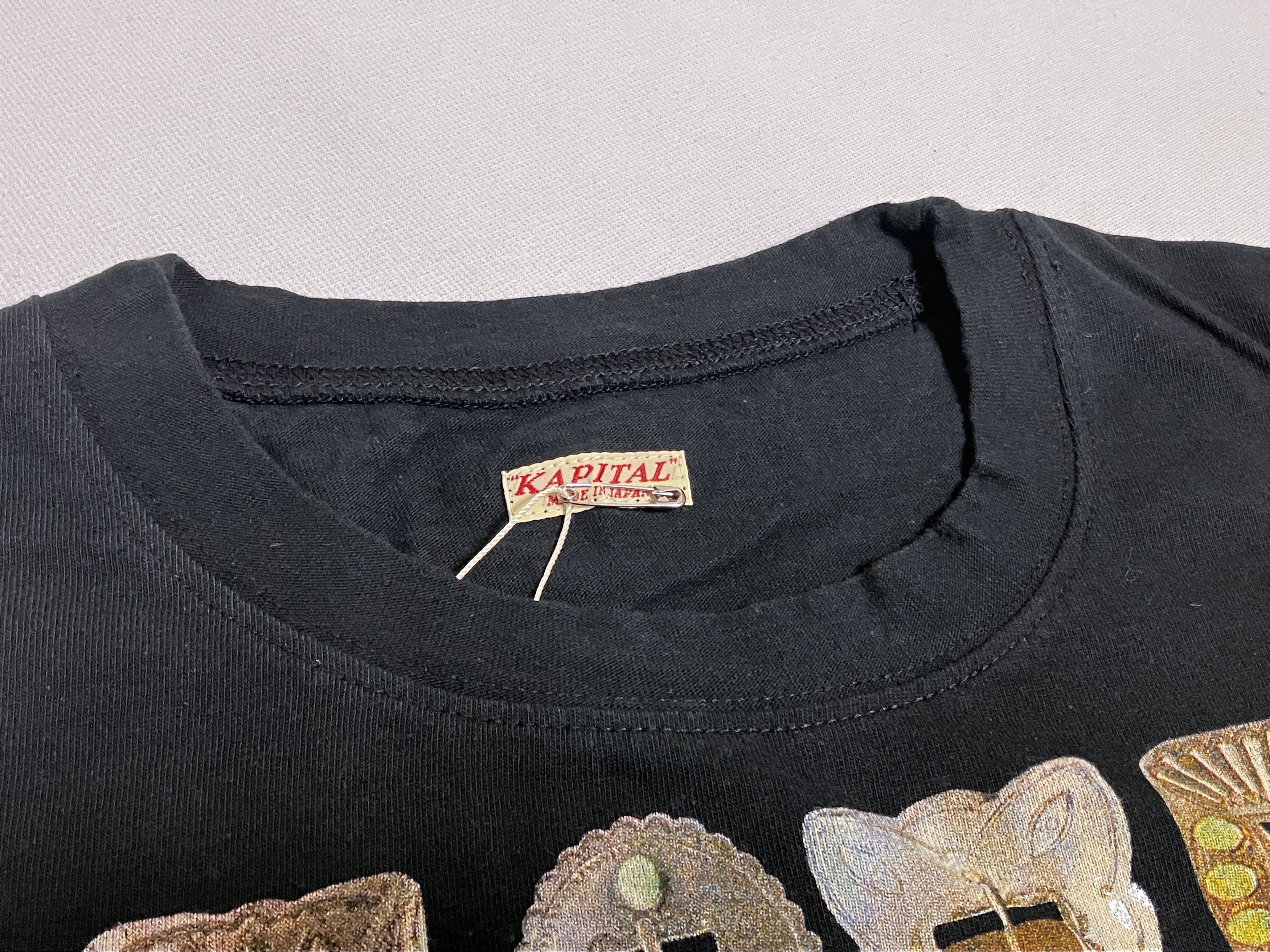 Kapital KAPITAL 20/- Jersey crew long sleeve Tee curtain concho pt L Size US L / EU 52-54 / 3 - 3 Thumbnail