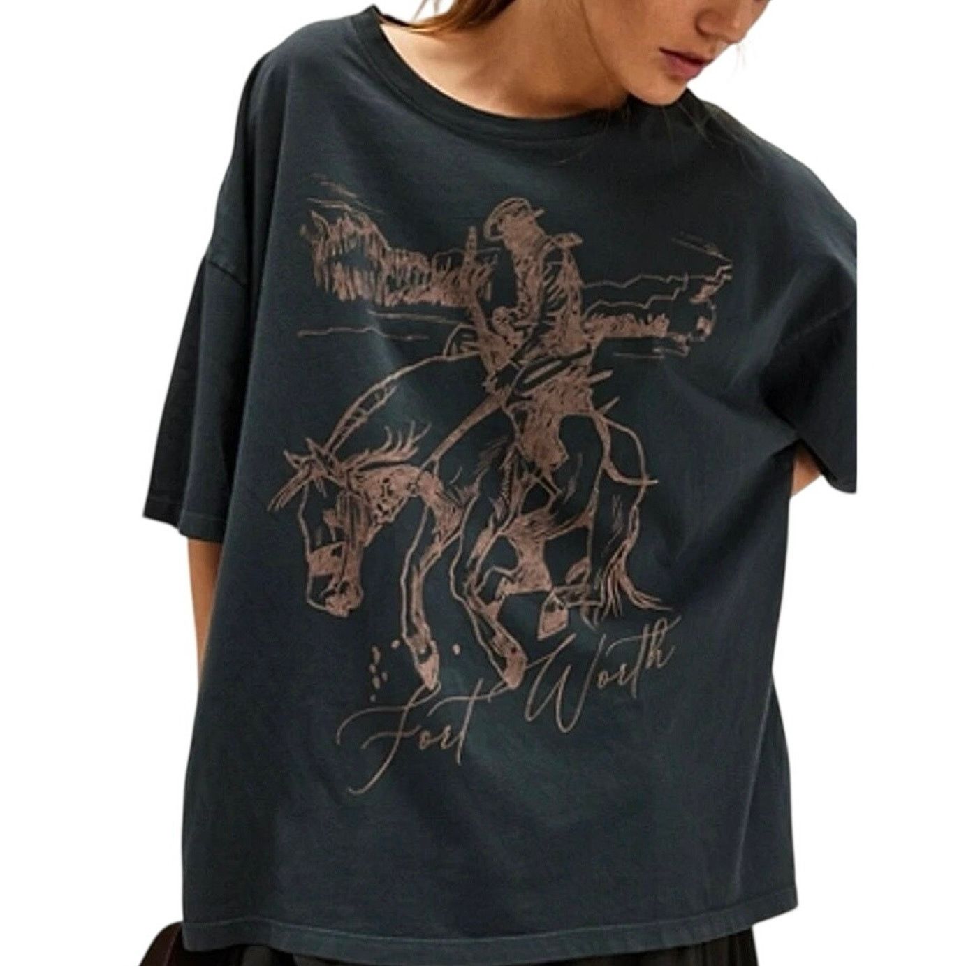 Daydreamer DAYDREAMER Fort Worth One Size (OS) Tee New w/o Tag Size ONE SIZE - 4 Thumbnail