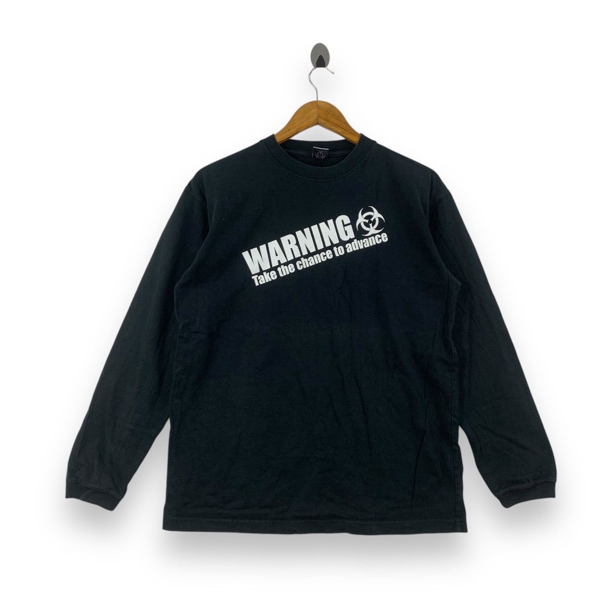 Vintage Vintage WARNING STREET GEAR Take Chance To Advance Tee Size US L / EU 52-54 / 3 - 1 Thumbnail